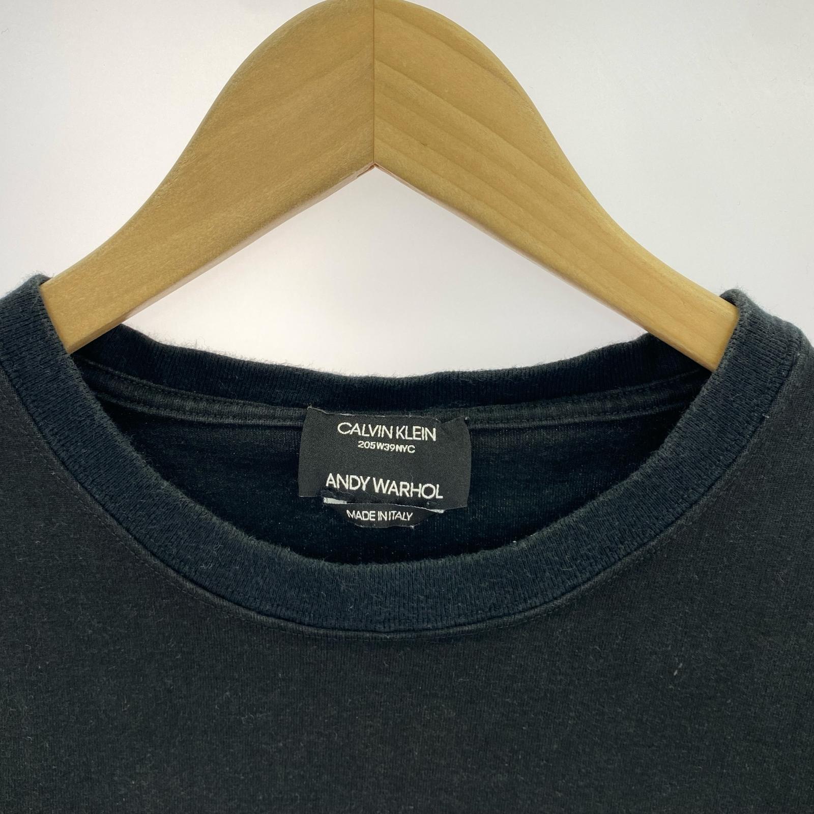 半袖Ｔシャツ Calvin Klein×ANDY WARHOL プリントTee M ブラック M ブラック