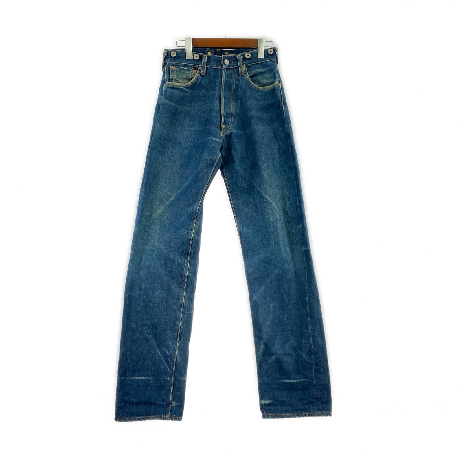 デニムパンツ EVISU 2504XX シンチバックデニムパンツ 30×36 インディゴ ブルー