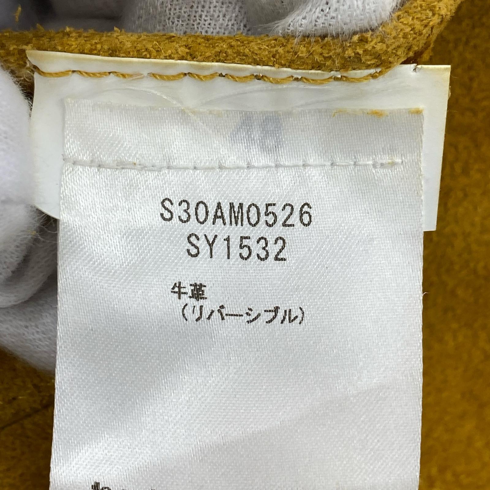 ジャケット MAISON MARGIELA Reversible Leather Sports Jacket リバーシブルレザージャケット キャメル