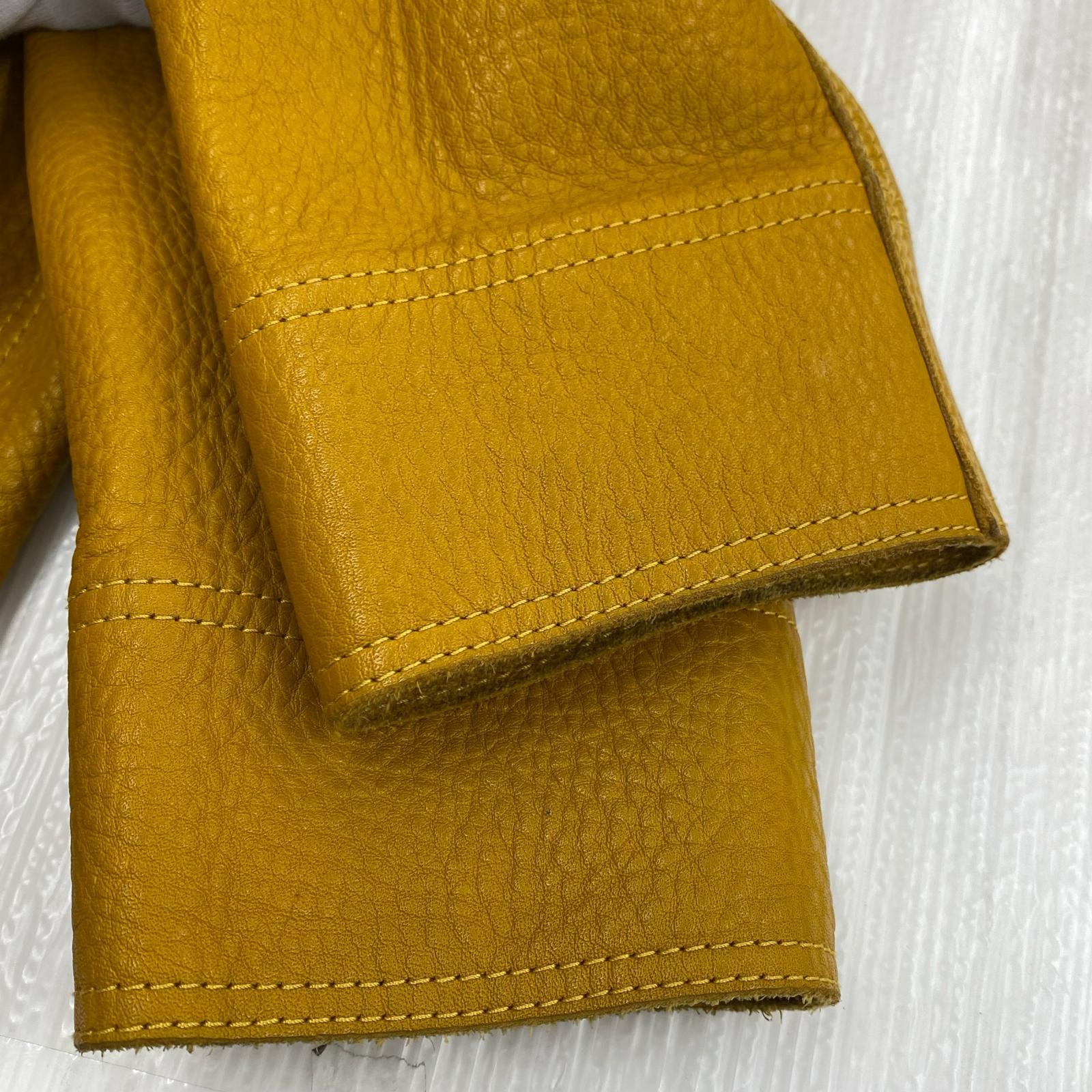 ジャケット MAISON MARGIELA Reversible Leather Sports Jacket リバーシブルレザージャケット キャメル