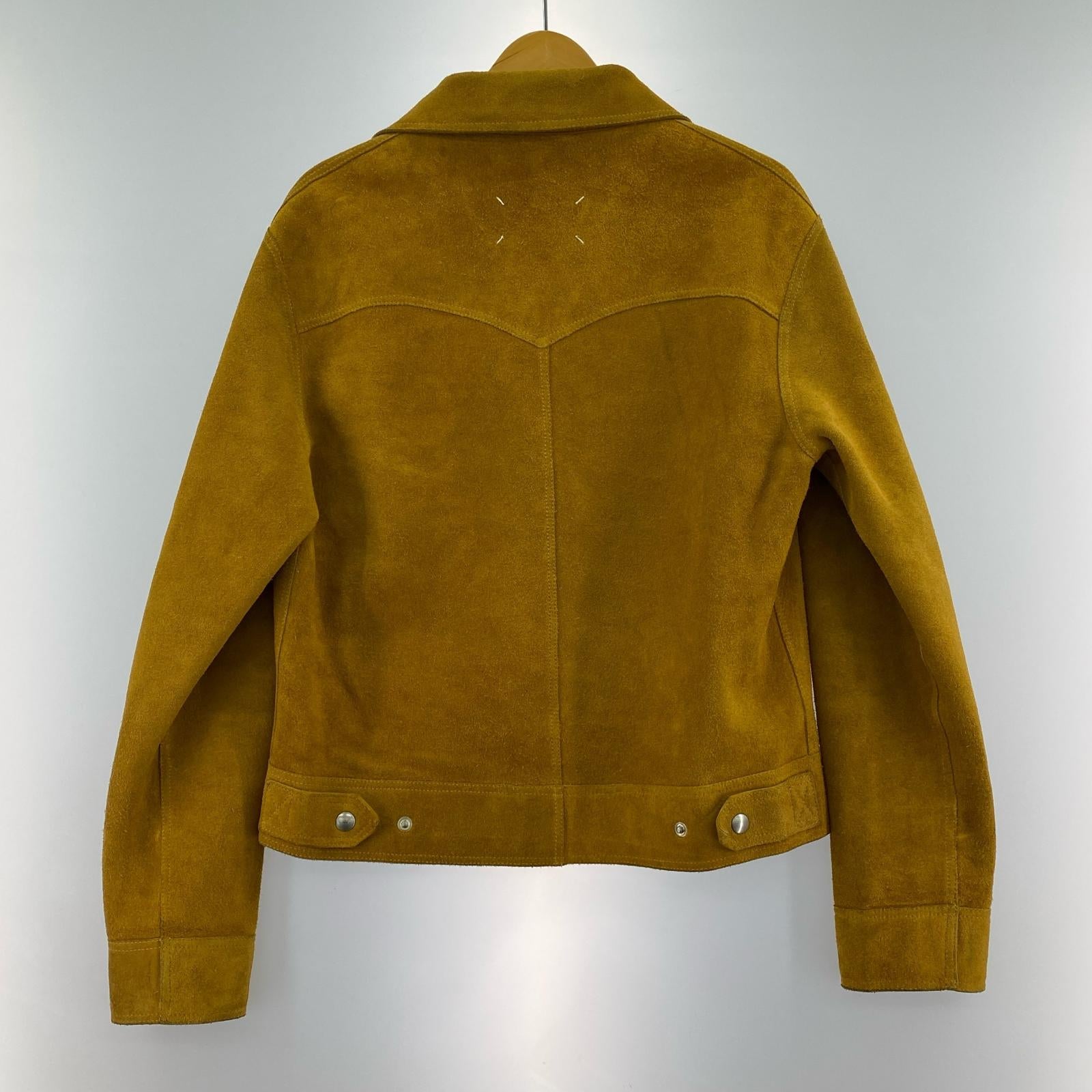 ジャケット MAISON MARGIELA Reversible Leather Sports Jacket リバーシブルレザージャケット キャメル