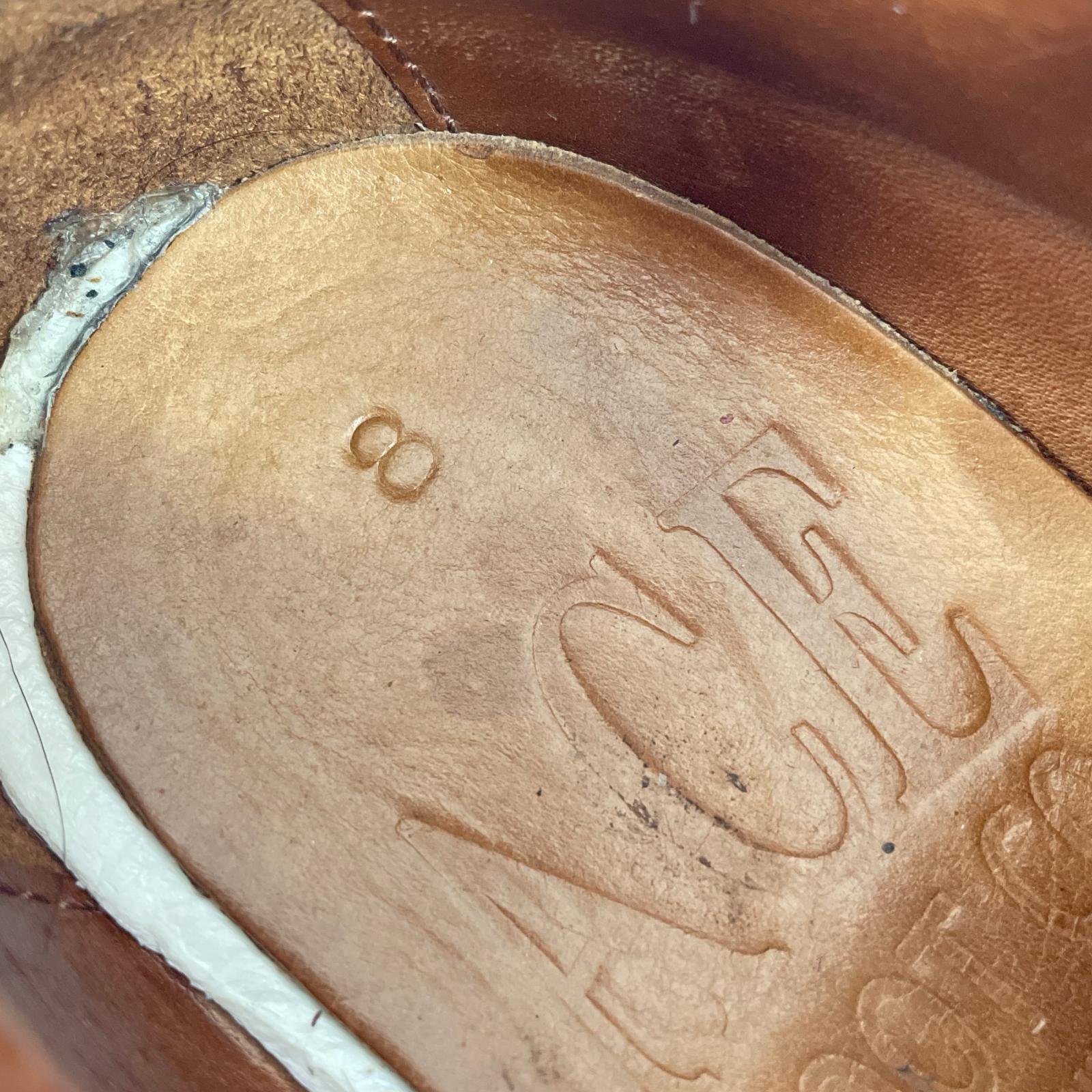シューズ ACE BOOT CO. モックトゥレザーシューズ 8 ブラウン ブラウン