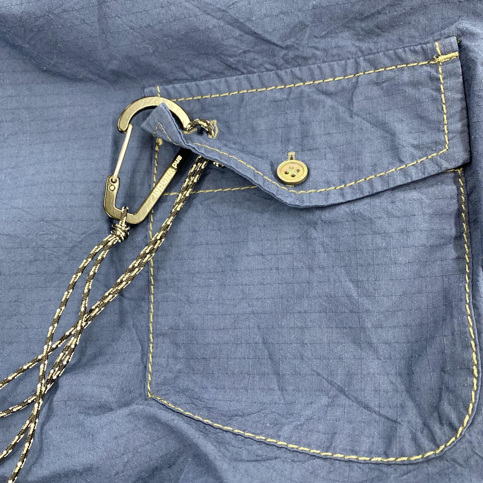 ワンピース CORDURA cotton rip dress ネイビー S ネイビー
