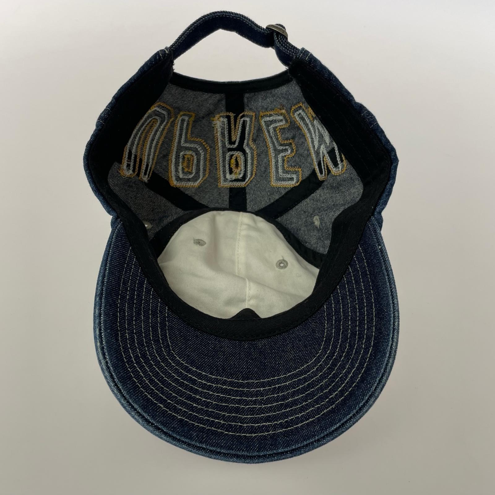 キャップ 23FW Back Arc 6-Panel Cap デニムキャップ ブルー