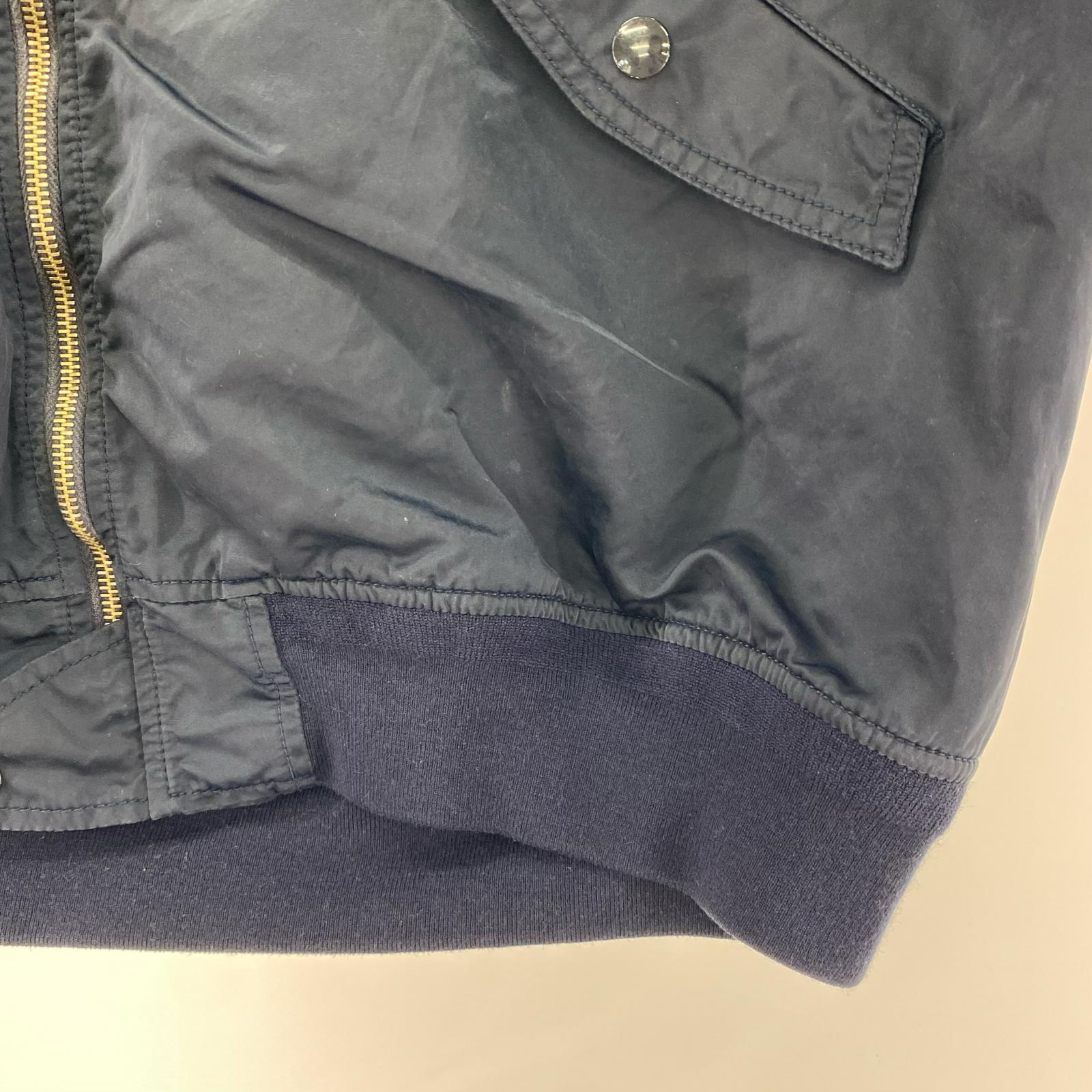 ジャケット BEAMS PLUS別注 L-2B フライトジャケット (L) ネイビー L ネイビー