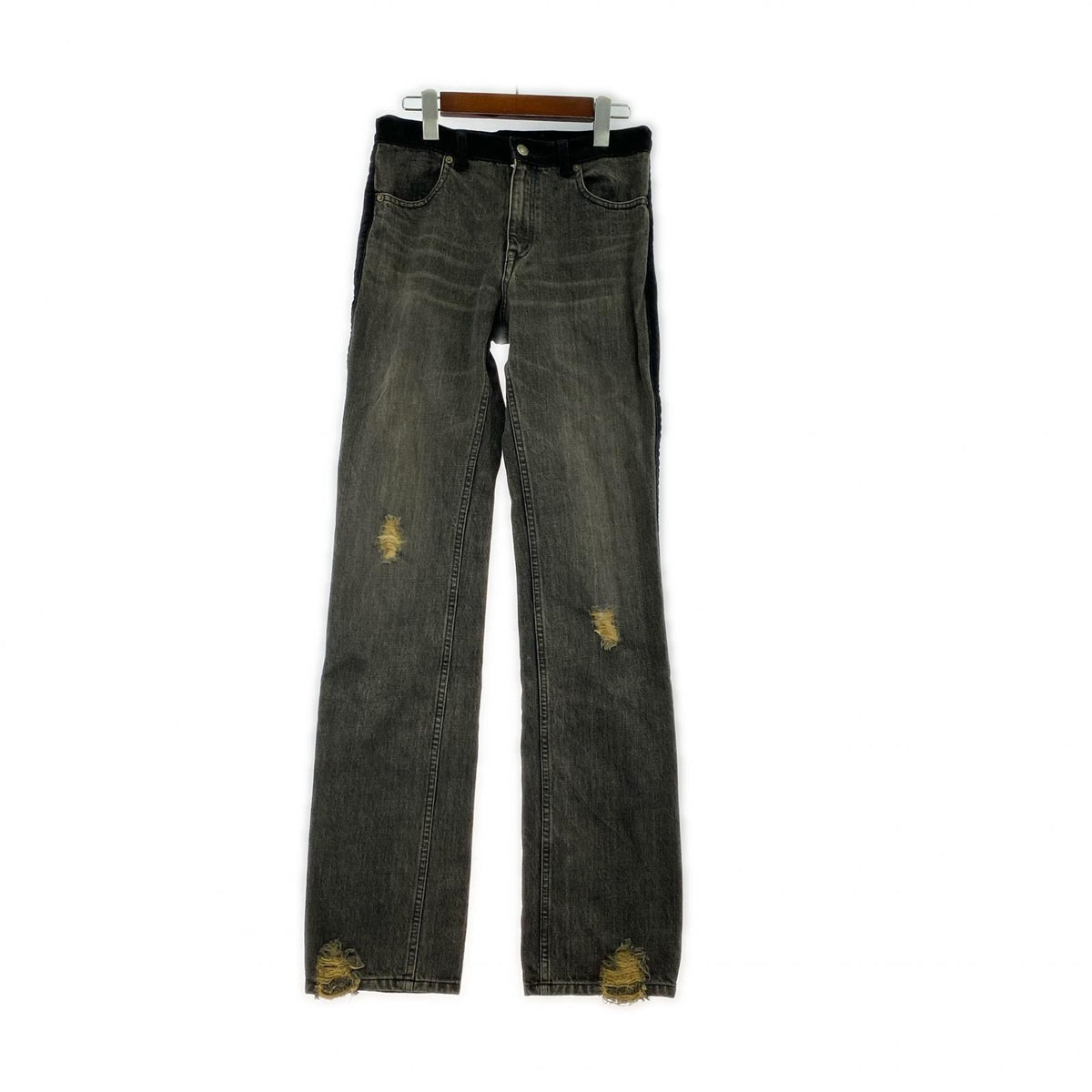 デニムパンツ 02AW 魔女期 Damage Denim M ブラック
