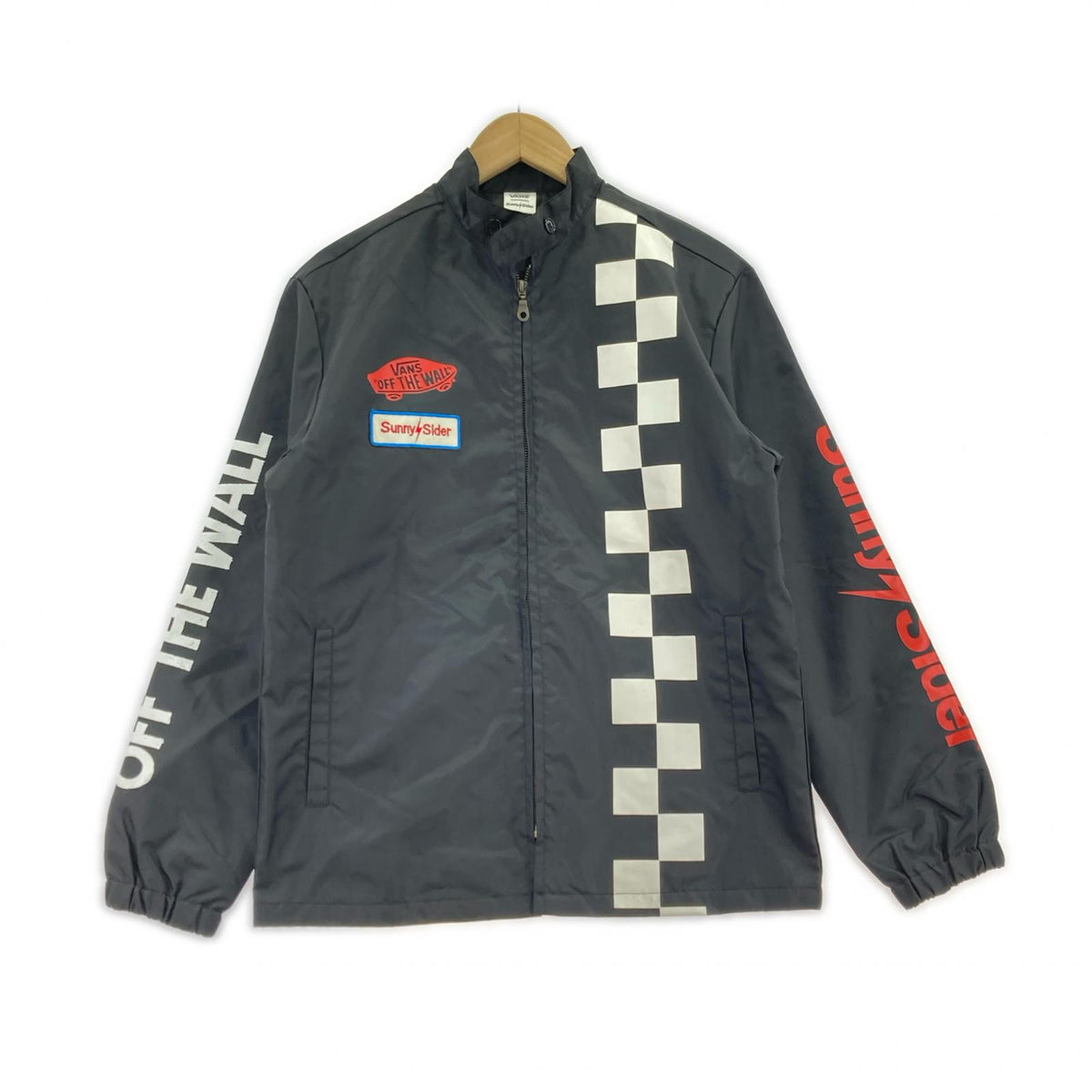 ジャケット VANS×SUNNY C SIDER ﾅｲﾛﾝｼﾞｬｹｯﾄ VA16FW-MJ50CS 黒 (S) S ブラック