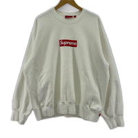 スウェット Supreme 25SS Washed Box Logo Crewneck 白 （L） L ホワイト