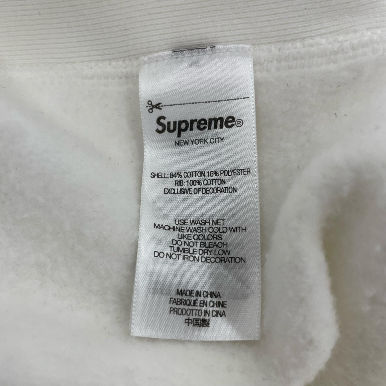 スウェット Supreme 25SS Washed Box Logo Crewneck 白 （L） L ホワイト
