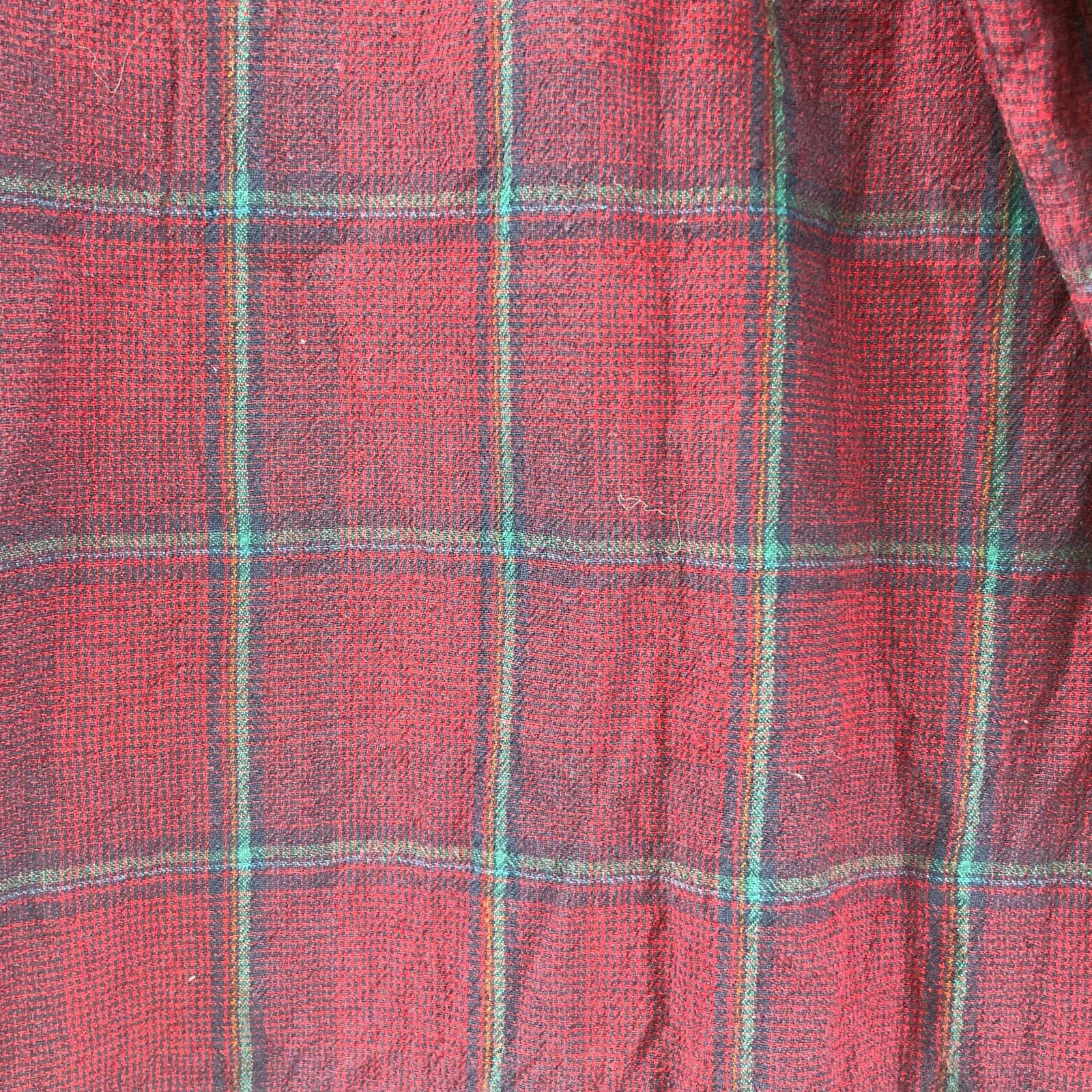 長袖シャツ 70s PENDLETON ウールシャツ 赤 (XL) レッド