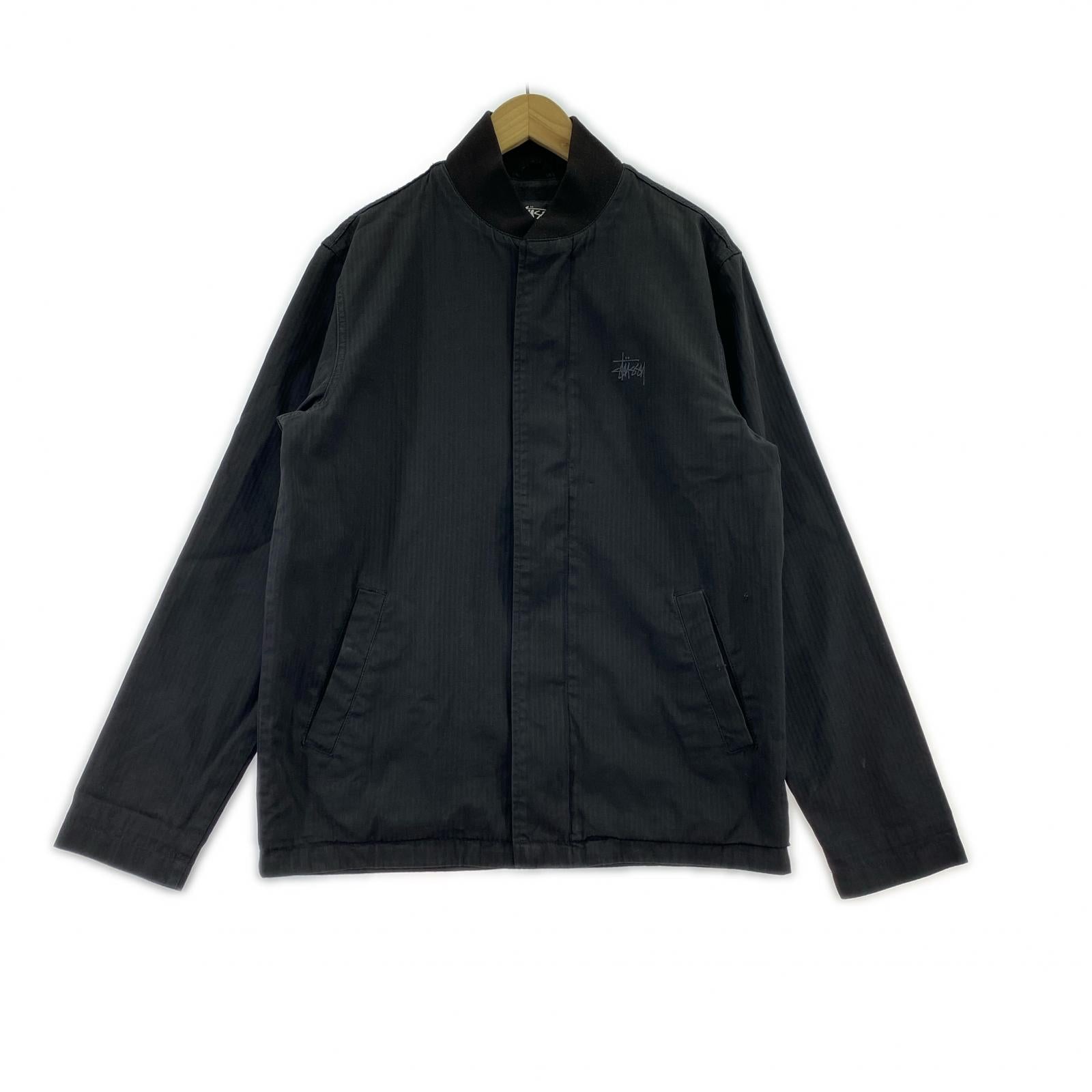 ブルゾン AUTHENTIC GEAR 比翼 黒 Ｍ M ブラック