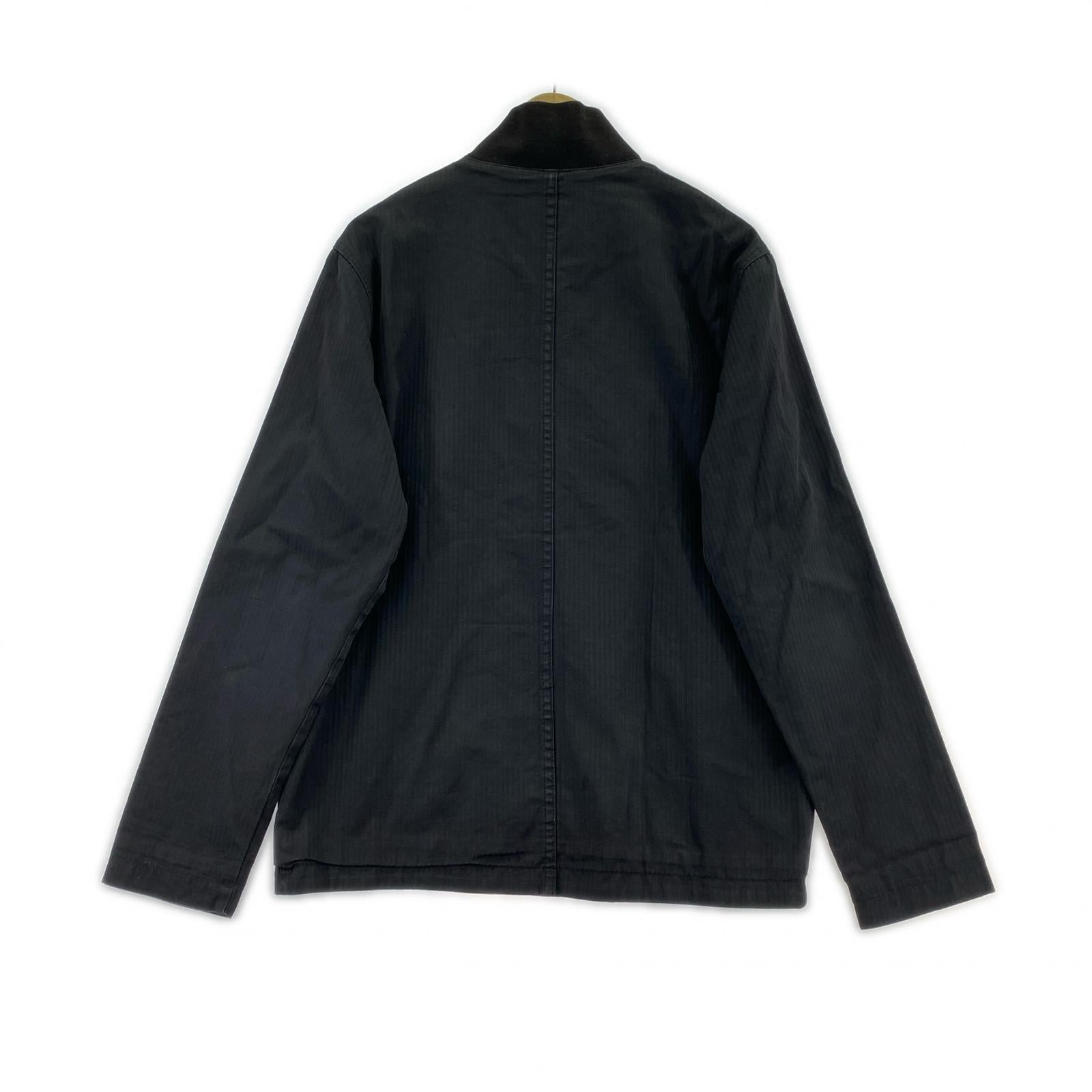 ブルゾン AUTHENTIC GEAR 比翼 黒 Ｍ M ブラック