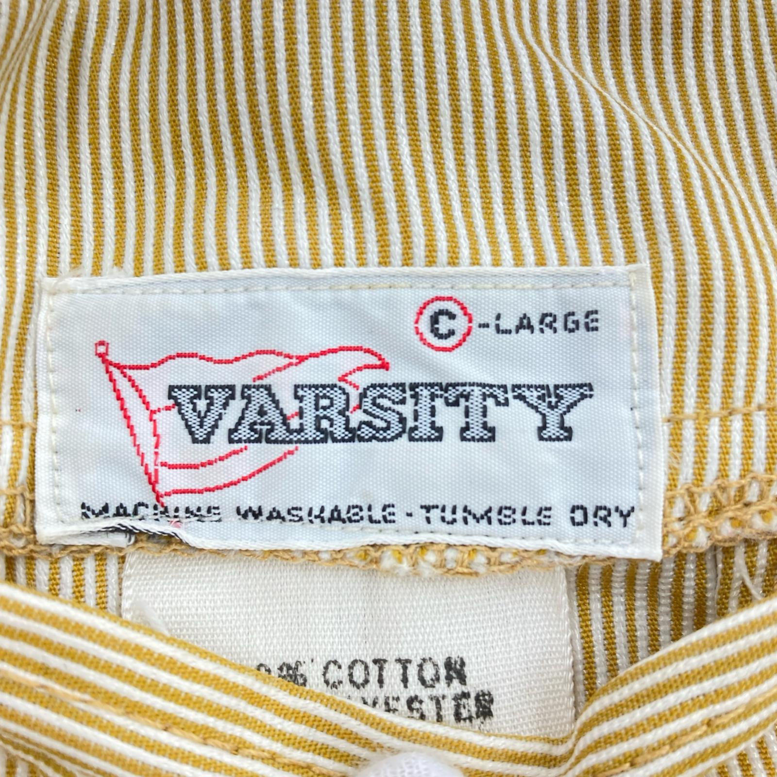 オーバーオール VARSITY/オーバーオール L オレンジ
