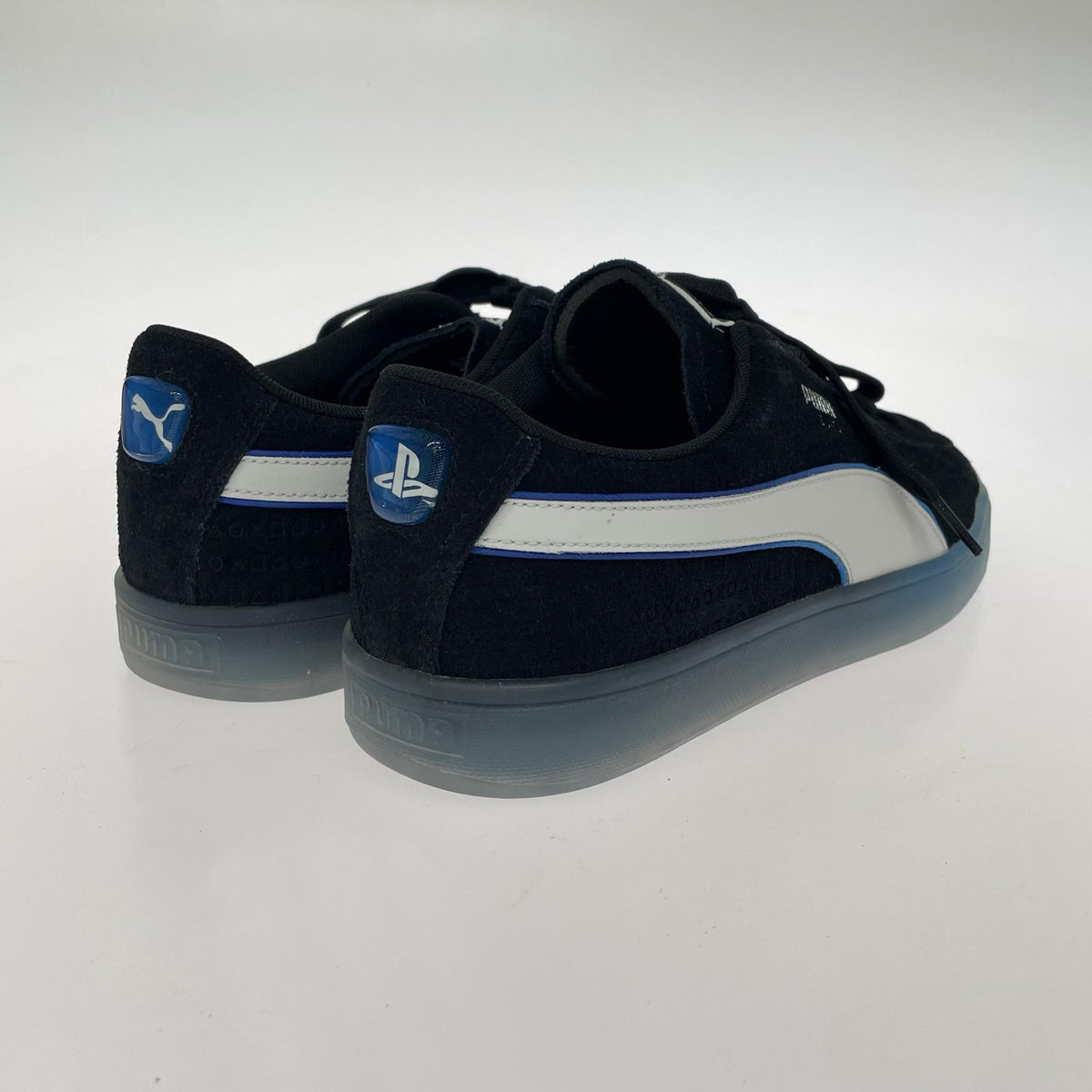 スニーカー PUMA SUEDE PLAYSTATION BLACK GLACIAL 28cm (US10 UK9 1/2 EU46) ブラック