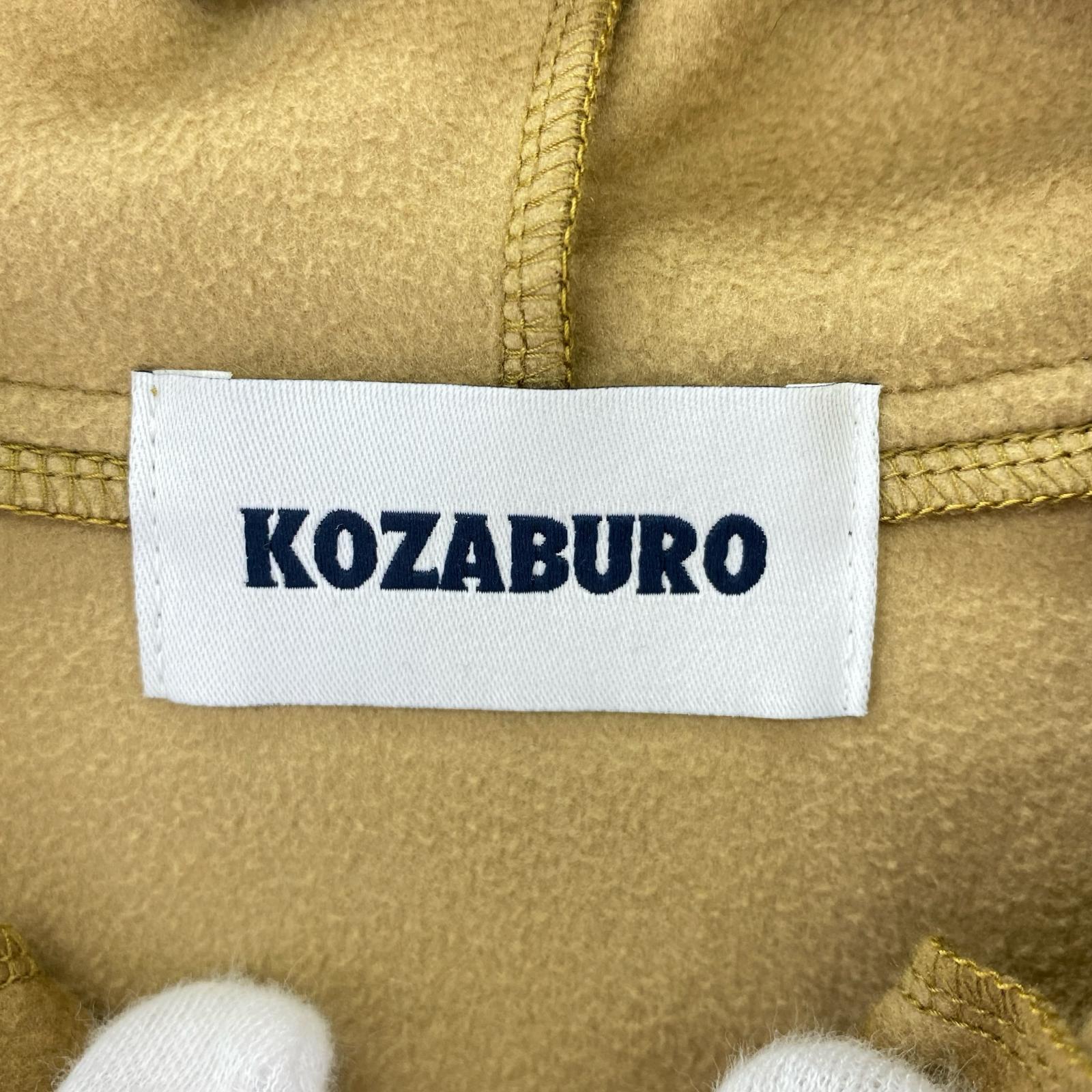 パーカー KOZABURO FLEECE ZIP-UP TOP M ベージュ