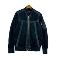 ジャケット DIESEL デニムテープ ナイロンボンバージャケット ネイビー ネイビー