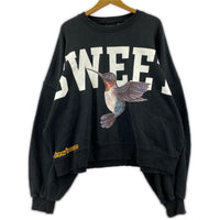 スウェット 3d sherman boxy crewneck BLK ブラック