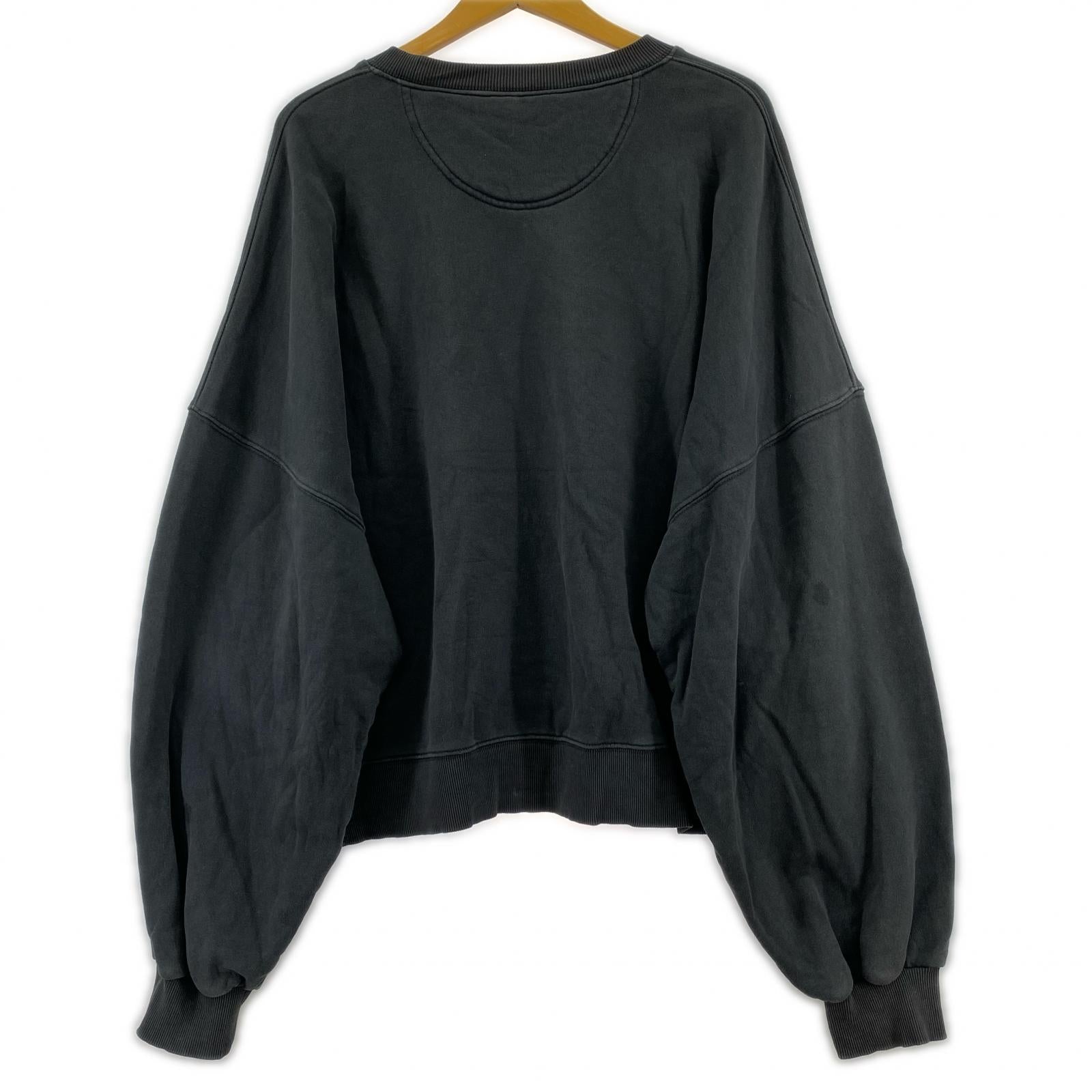 スウェット 3d sherman boxy crewneck BLK ブラック