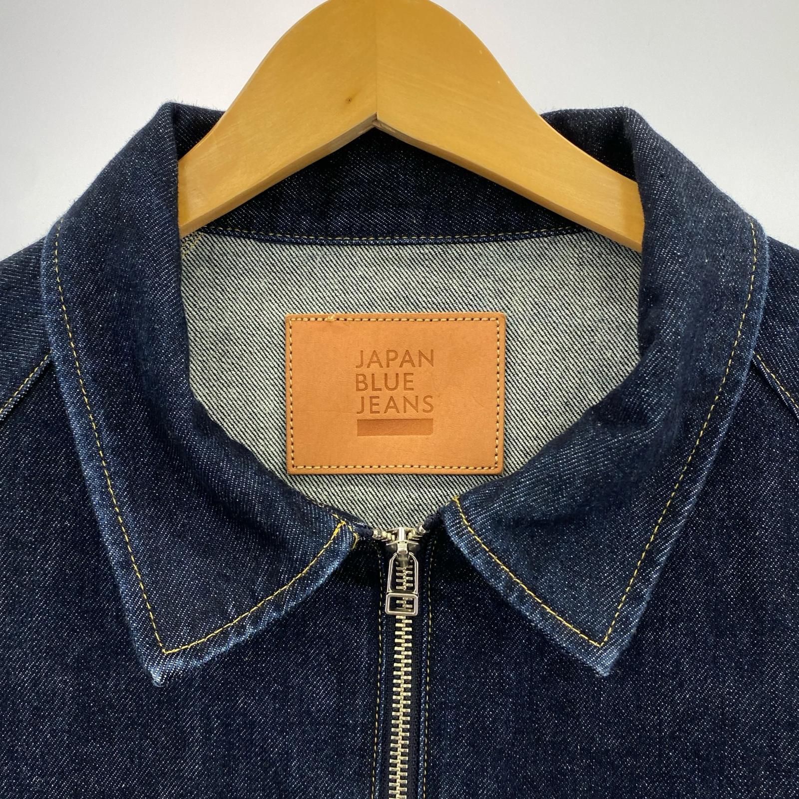 デニムジャケット JAPAN BLUE JEANS　ジップアップデニムジャケット ネイビー