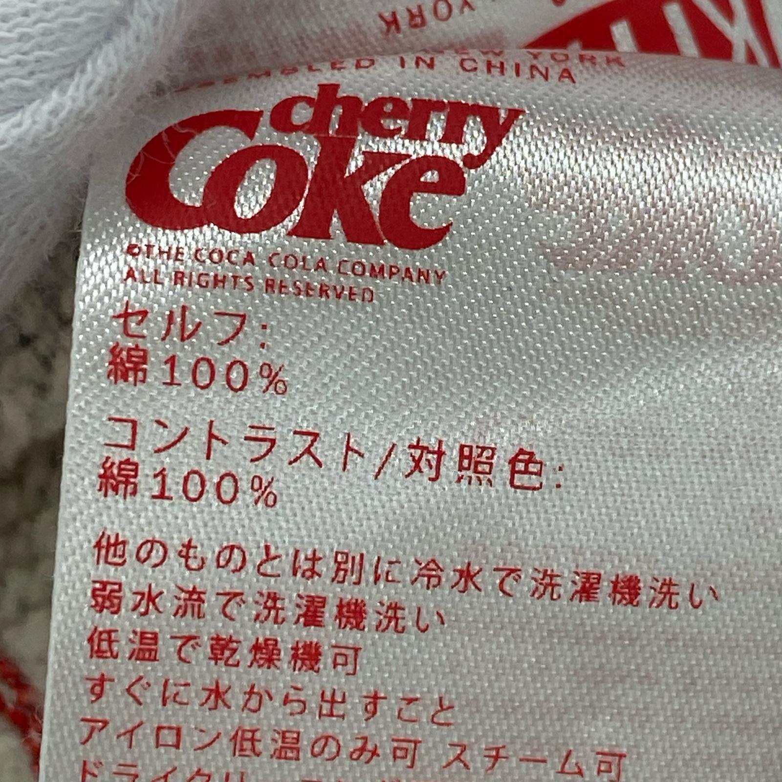 スウェット COCA COLA SIZE:M CHERRY GREY M グレー