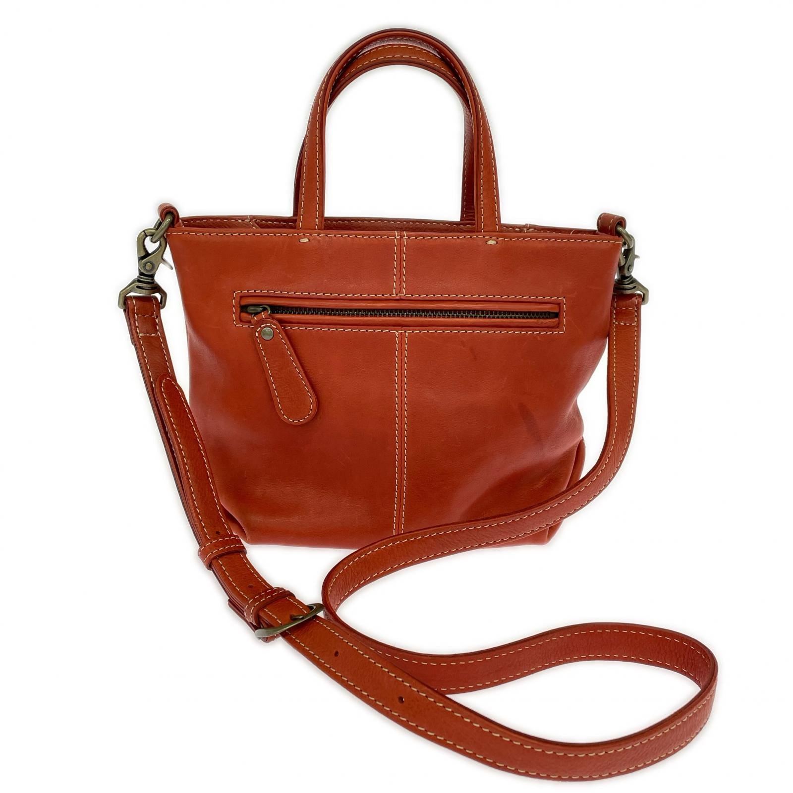ハンドバッグ レザー 2WAY BAG ブラウン ブラウン