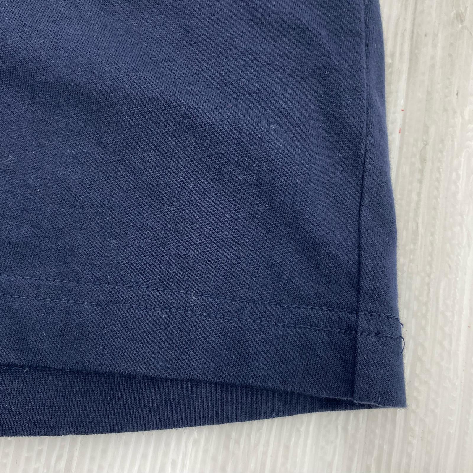 半袖Ｔシャツ 袖ロゴパッチＴｅｅ 紺 (XL) ネイビー