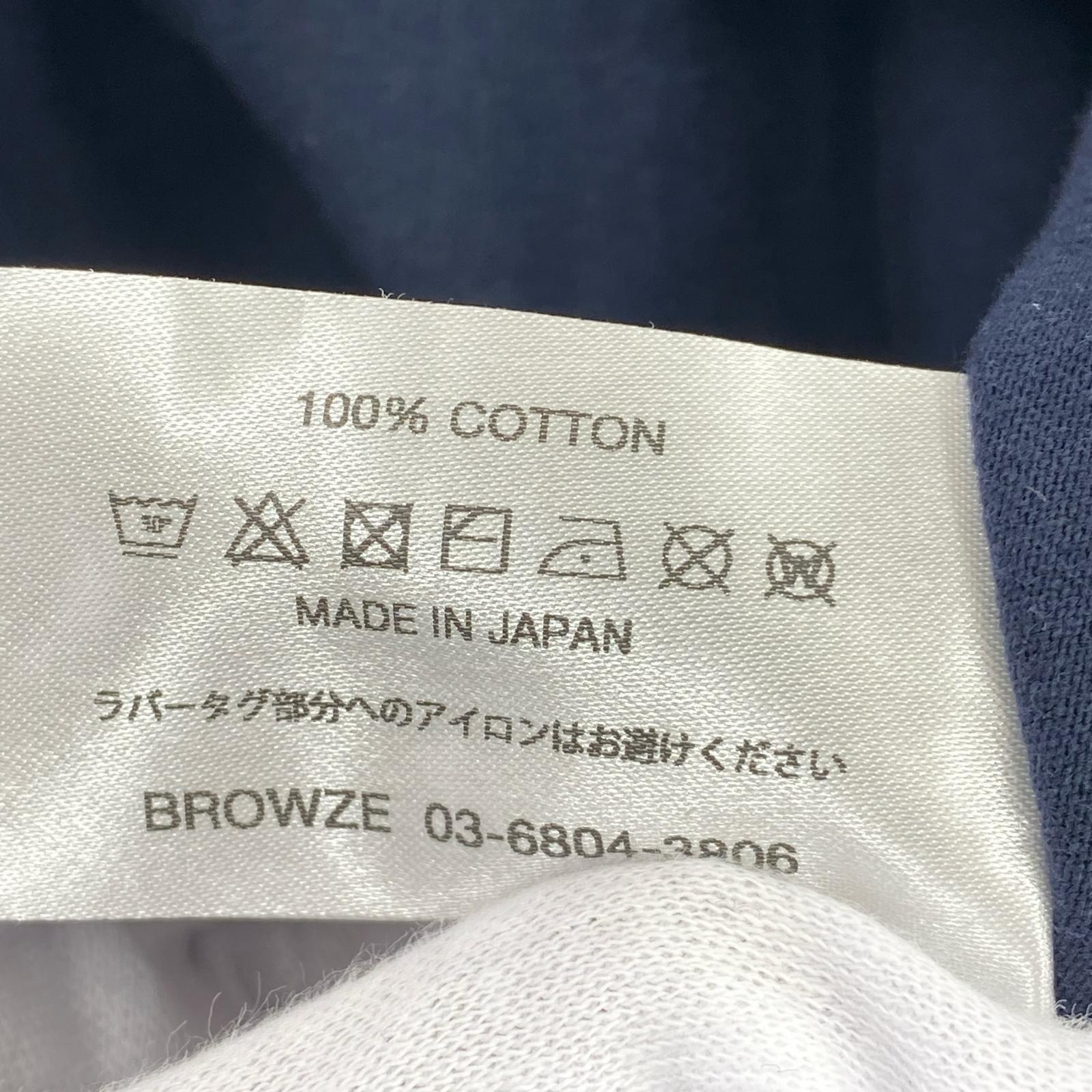 半袖Ｔシャツ 袖ロゴパッチＴｅｅ 紺 (XL) ネイビー