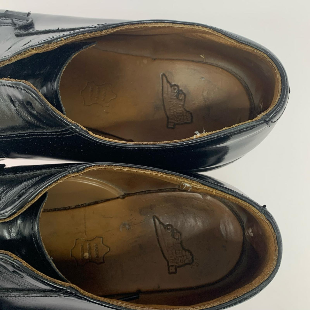 シューズ 101 POSTMAN OXFORD USA製 23年 黒 9.5 27.5cm (US9 1/2 UK9 EU45) ブラック