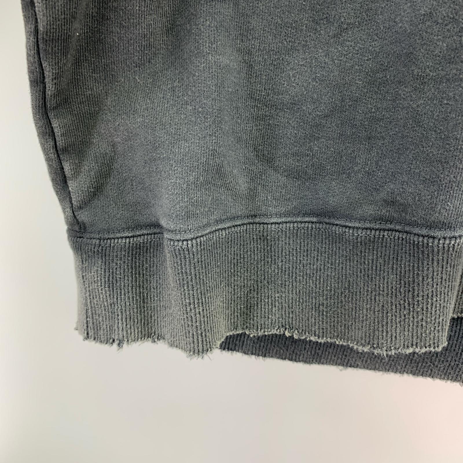 その他トップス ANCELLM EMBROIDERY UNEVEN OVER SWEAT SHIRT 2 ANC-CT64 2 グレー