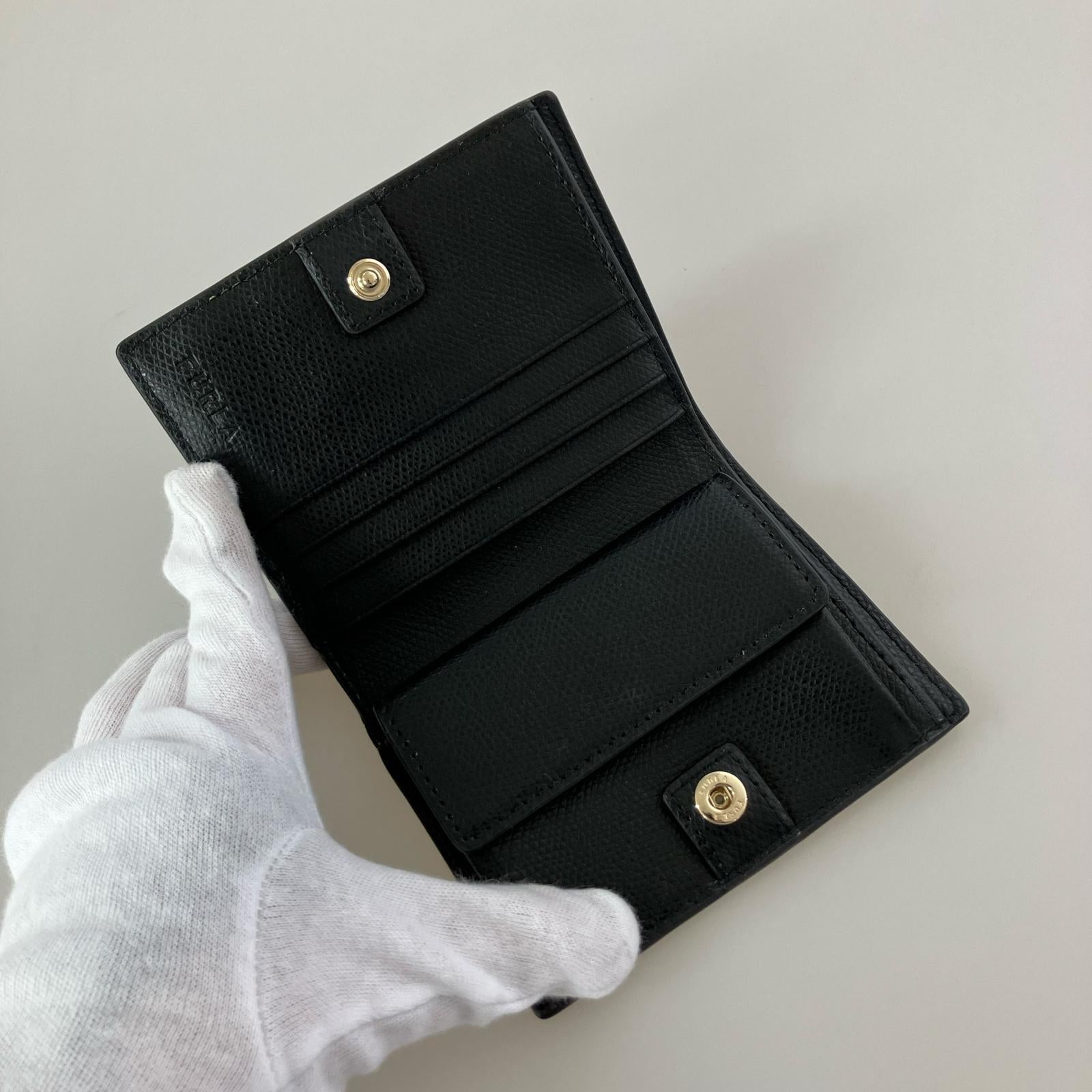 コンパクトウォレット CAMELIA S COMPACT WALLET ブラック