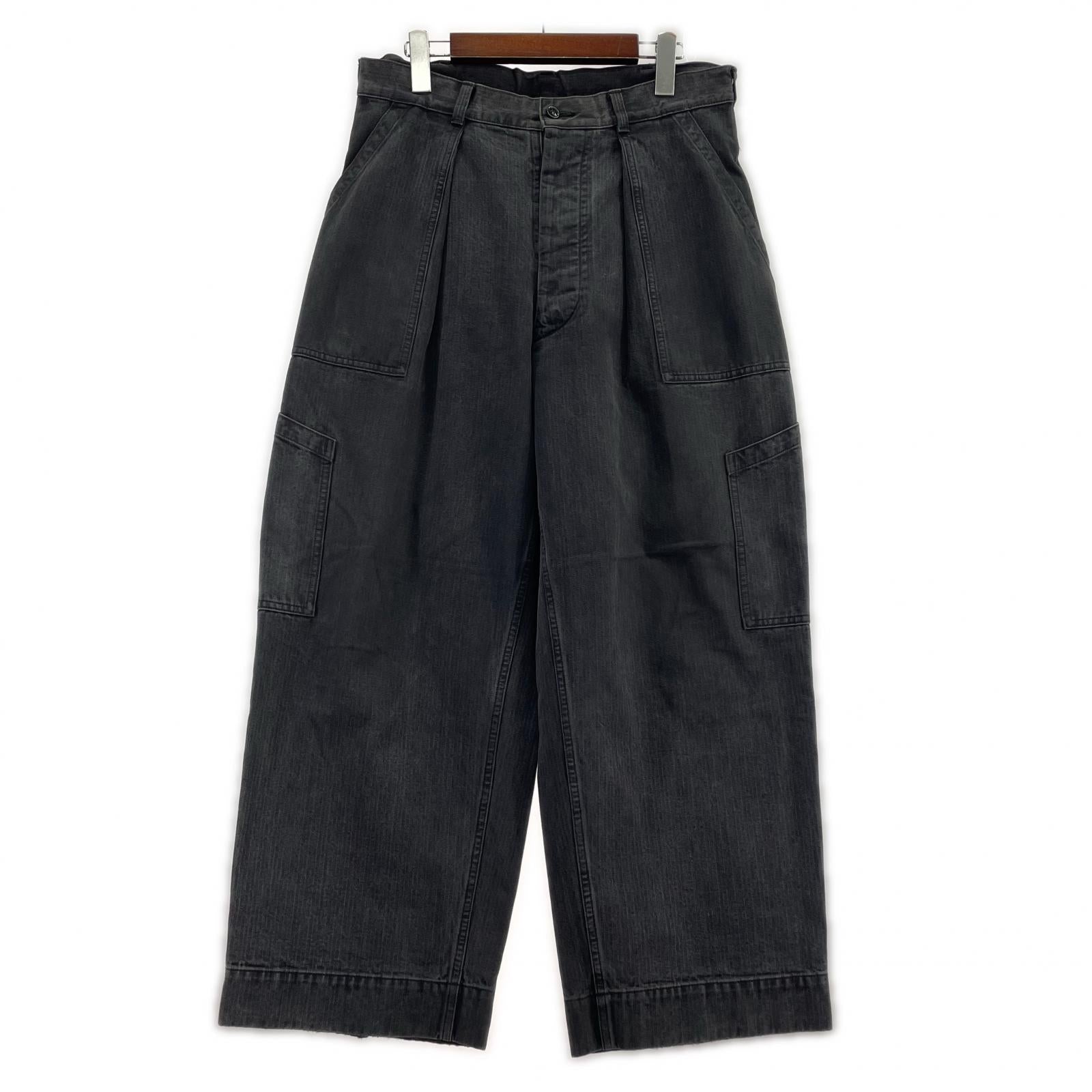 その他ボトムス A.PRESSE USAF Hemmed Bottoms Pants 2 21AAP-04-03M 2 ブラック