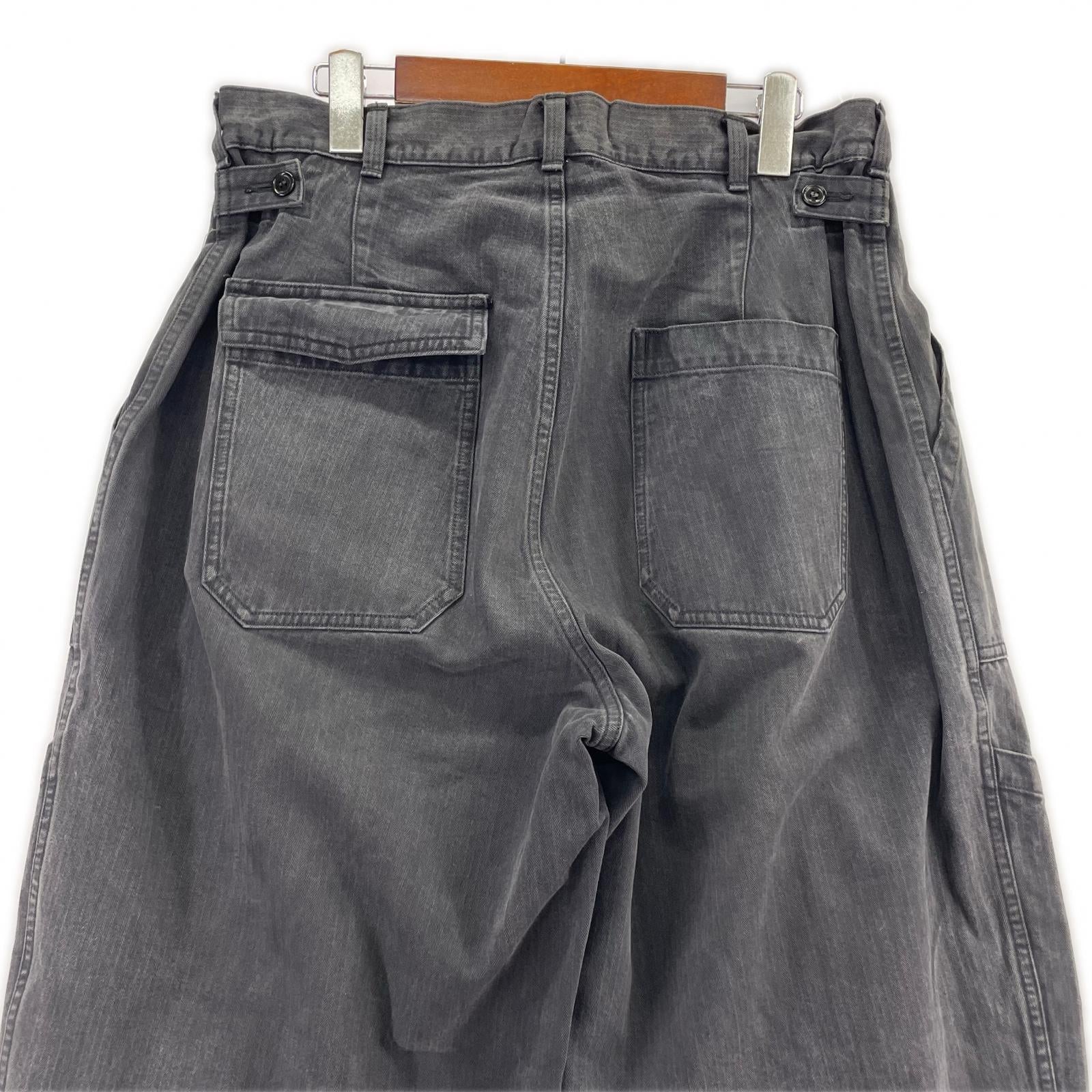その他ボトムス A.PRESSE USAF Hemmed Bottoms Pants 2 21AAP-04-03M 2 ブラック