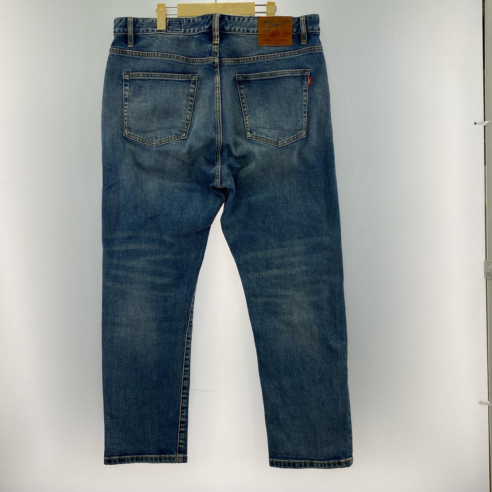 デニムパンツ GRITTY SAVAGE NARROW 赤耳 デニムパンツ W38 ブルー