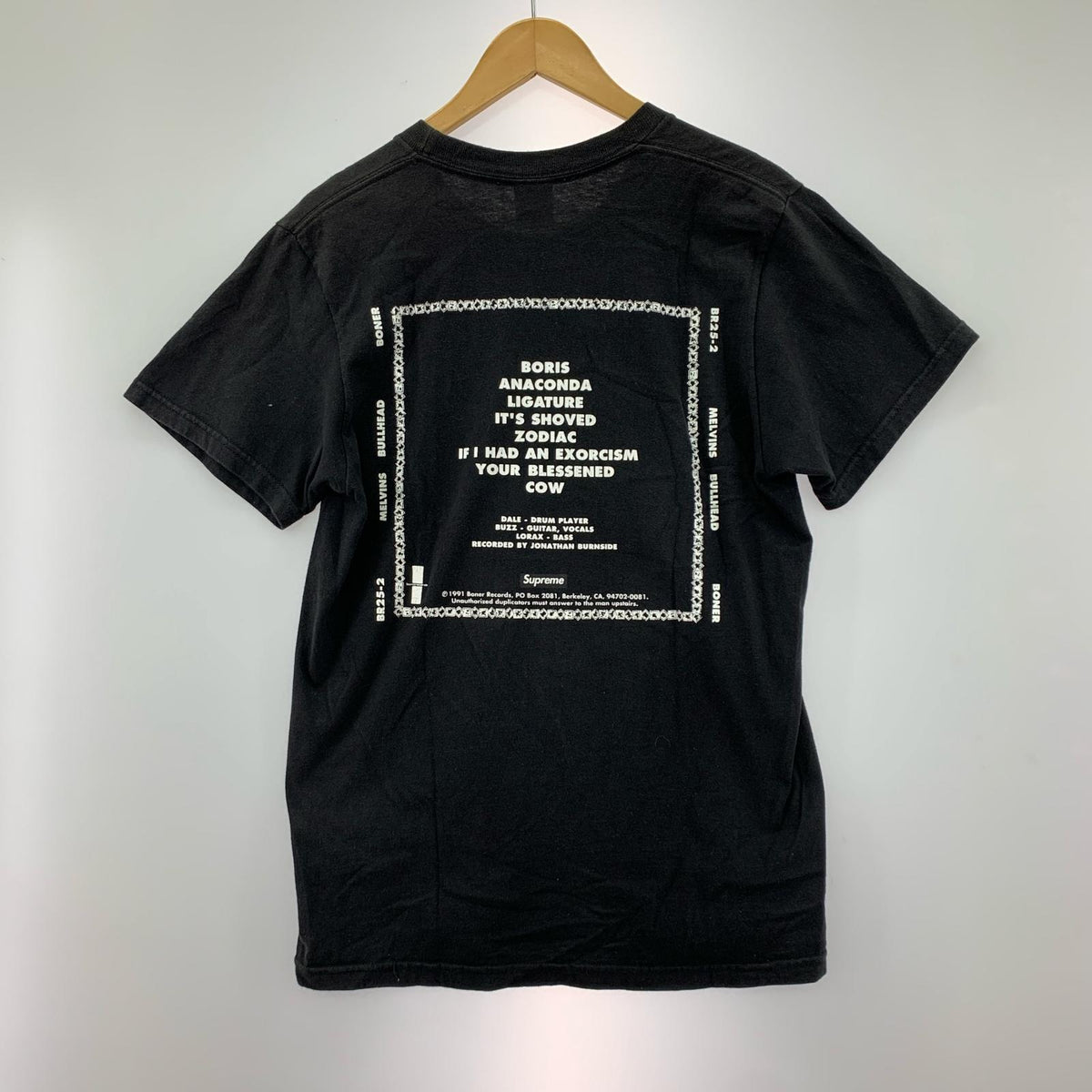 半袖Ｔシャツ melvins bullhead tee (S) S ブラック