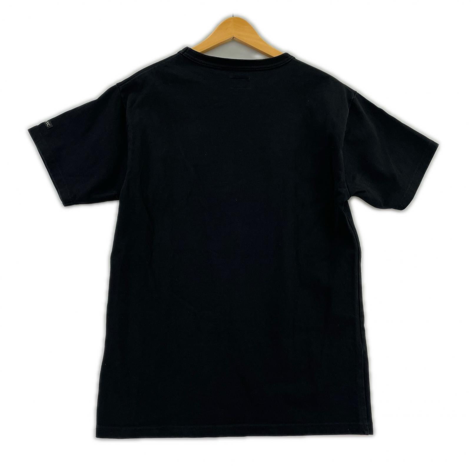 半袖Ｔシャツ ONE STAR LEATHER POCKET TEE 黒 (L) L ブラック