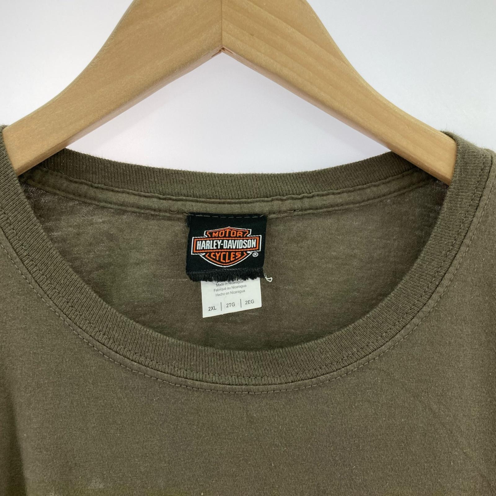 半袖Ｔシャツ Harley-Davidson USMC TEE カーキ (2XL) カーキ