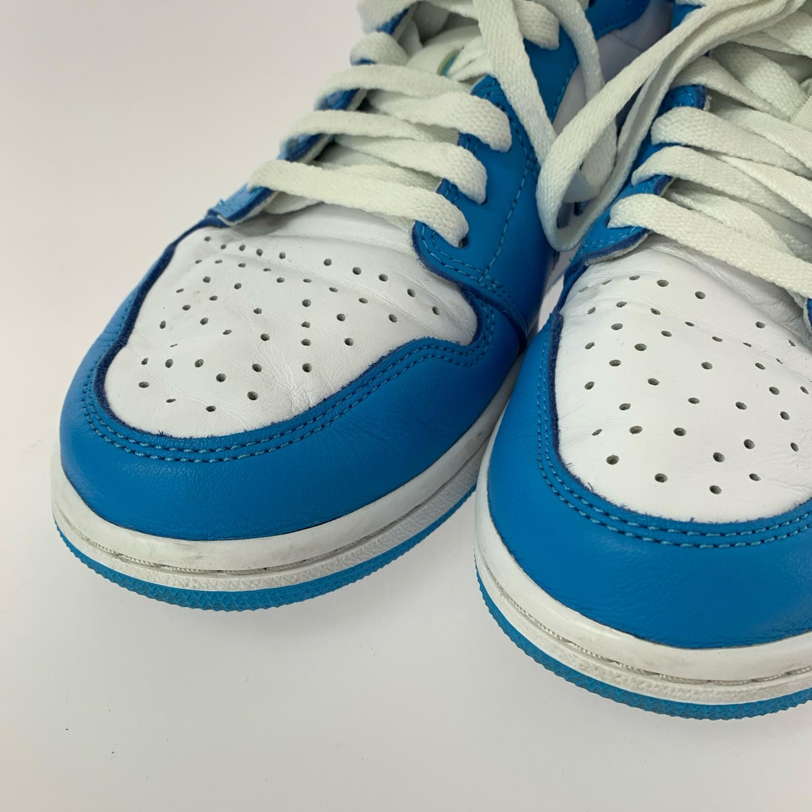 スニーカー AIR JORDAN 1 LOW QS UNC/水色白/26cm 26cm (US8 UK7 1/2 EU42)