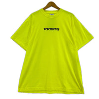 半袖Ｔシャツ 20SS ﾌﾛﾝﾄﾛｺﾞ 黄 (S) S イエロー