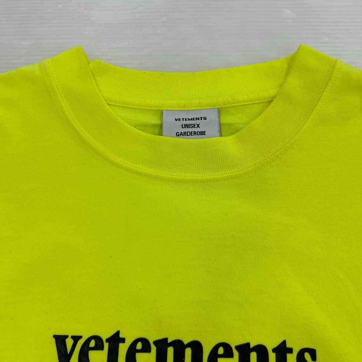 半袖Ｔシャツ 20SS ﾌﾛﾝﾄﾛｺﾞ 黄 (S) S イエロー