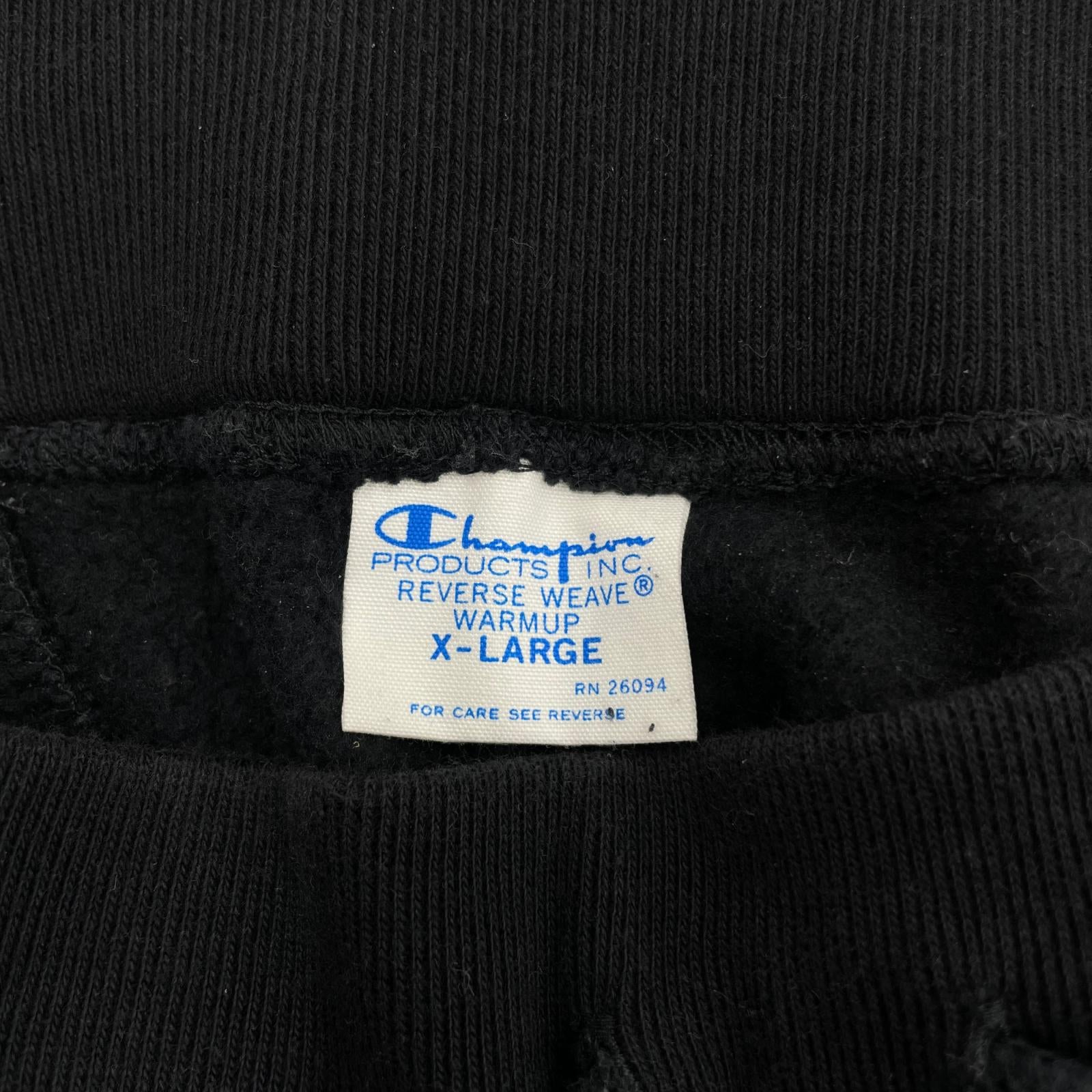 パンツ 復刻単色ﾀｸﾞ REVERSE WEAVE ｽｳｪｯﾄﾊﾟﾝﾂ 黒 (XL) ブラック