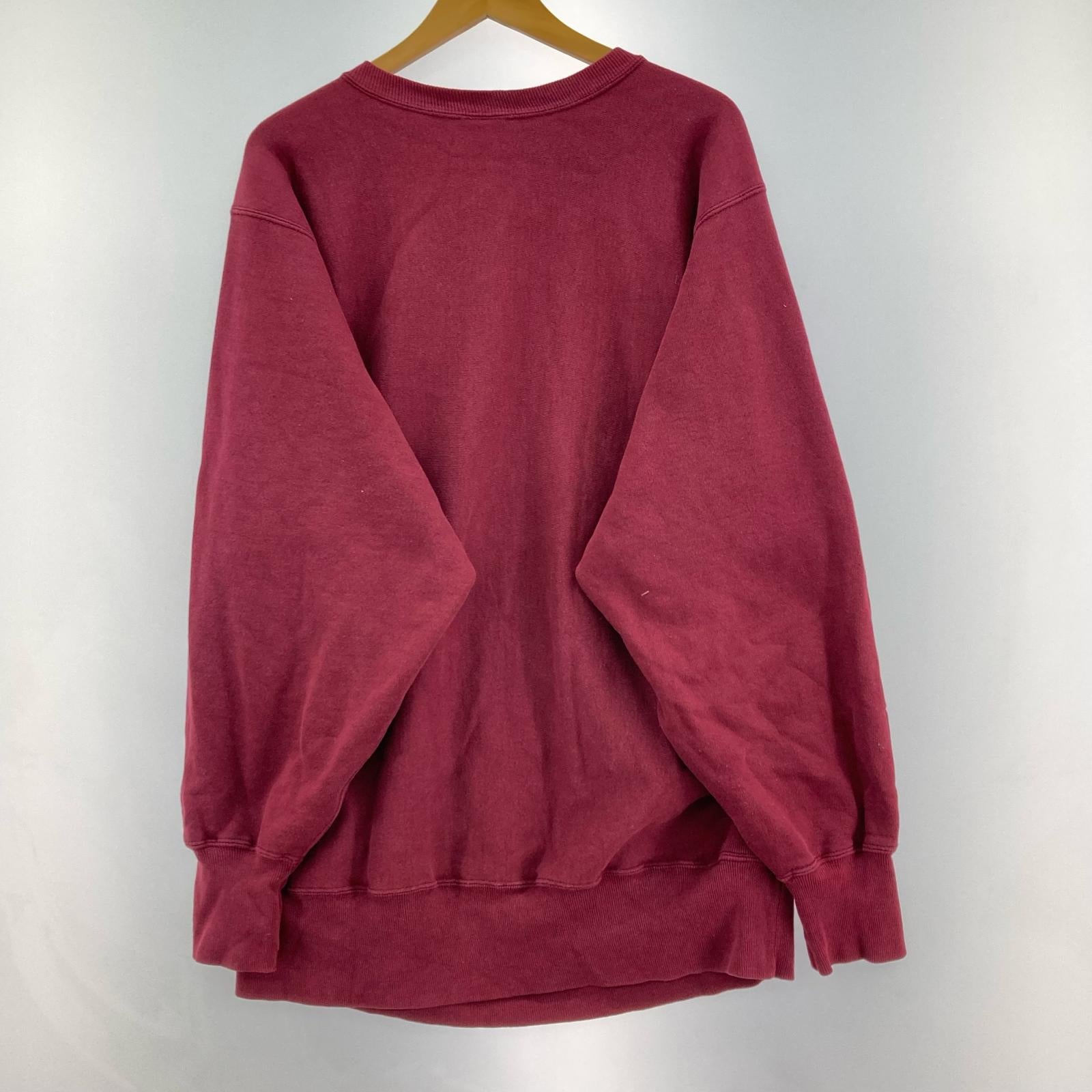 スウェット 90s REVERSE WEAVE VLD XL レッド
