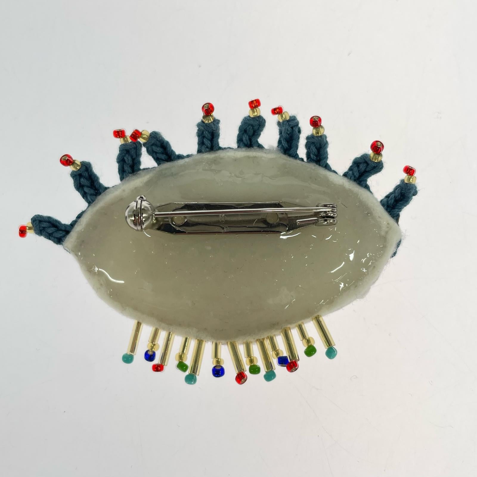 その他アクセサリー KAPITAL SPEAK EASY CROCHET BROOCH ブローチ マルチカラー
