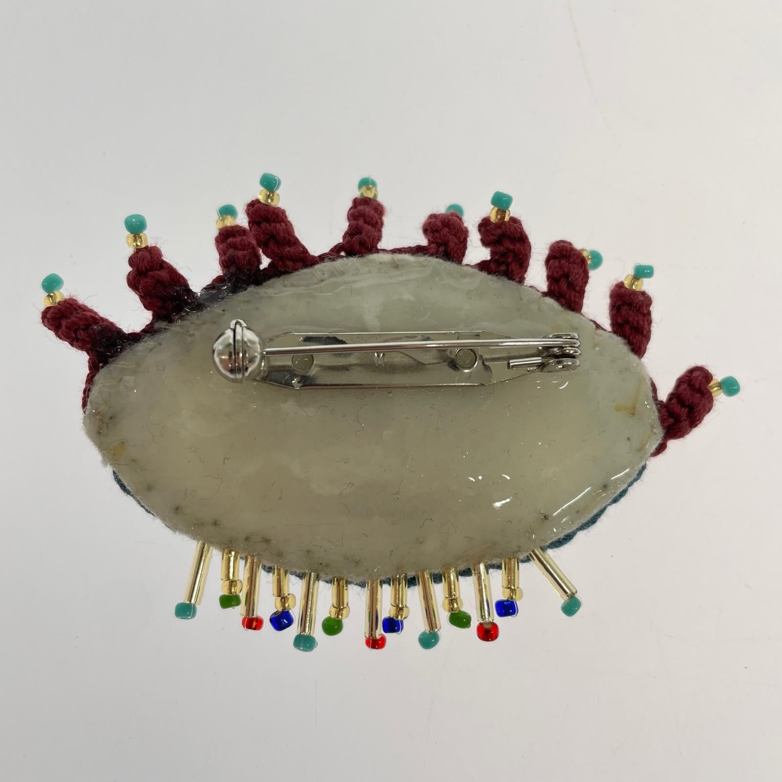 その他アクセサリー KAPITAL SPEAK EASY CROCHET BROOCH ブローチ マルチカラー