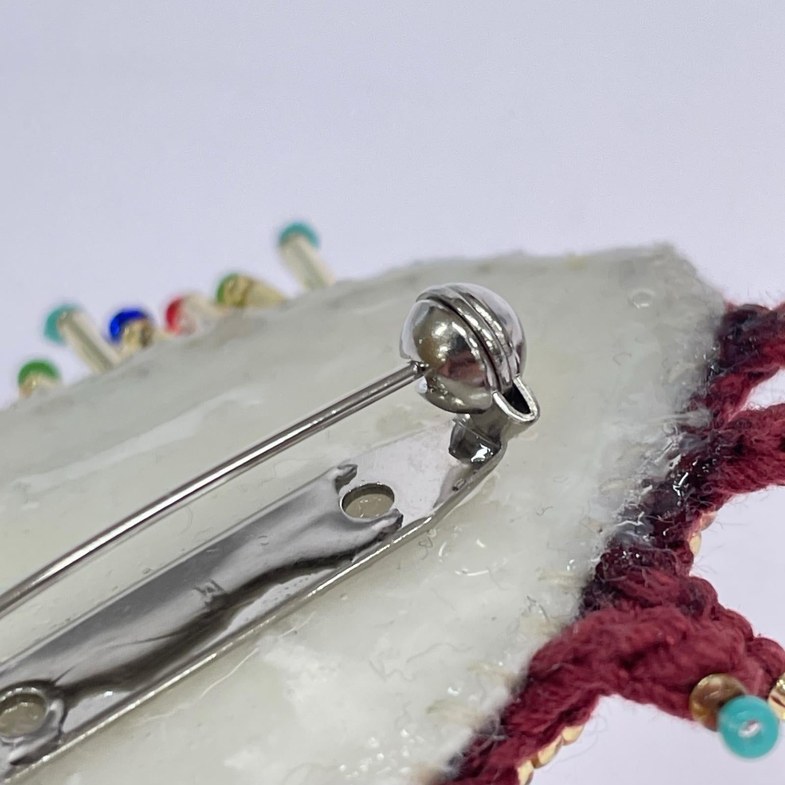 その他アクセサリー KAPITAL SPEAK EASY CROCHET BROOCH ブローチ マルチカラー