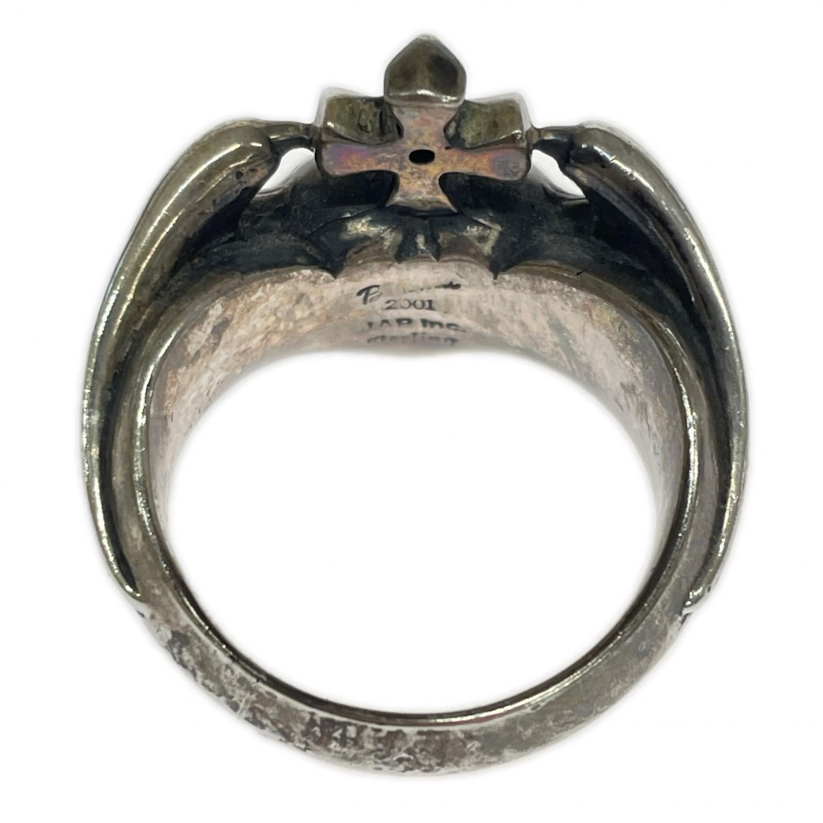 リング・指輪 JAP工房 Pussy Knight Ring プッシィナイトリング サファイア ＃17 シルバー