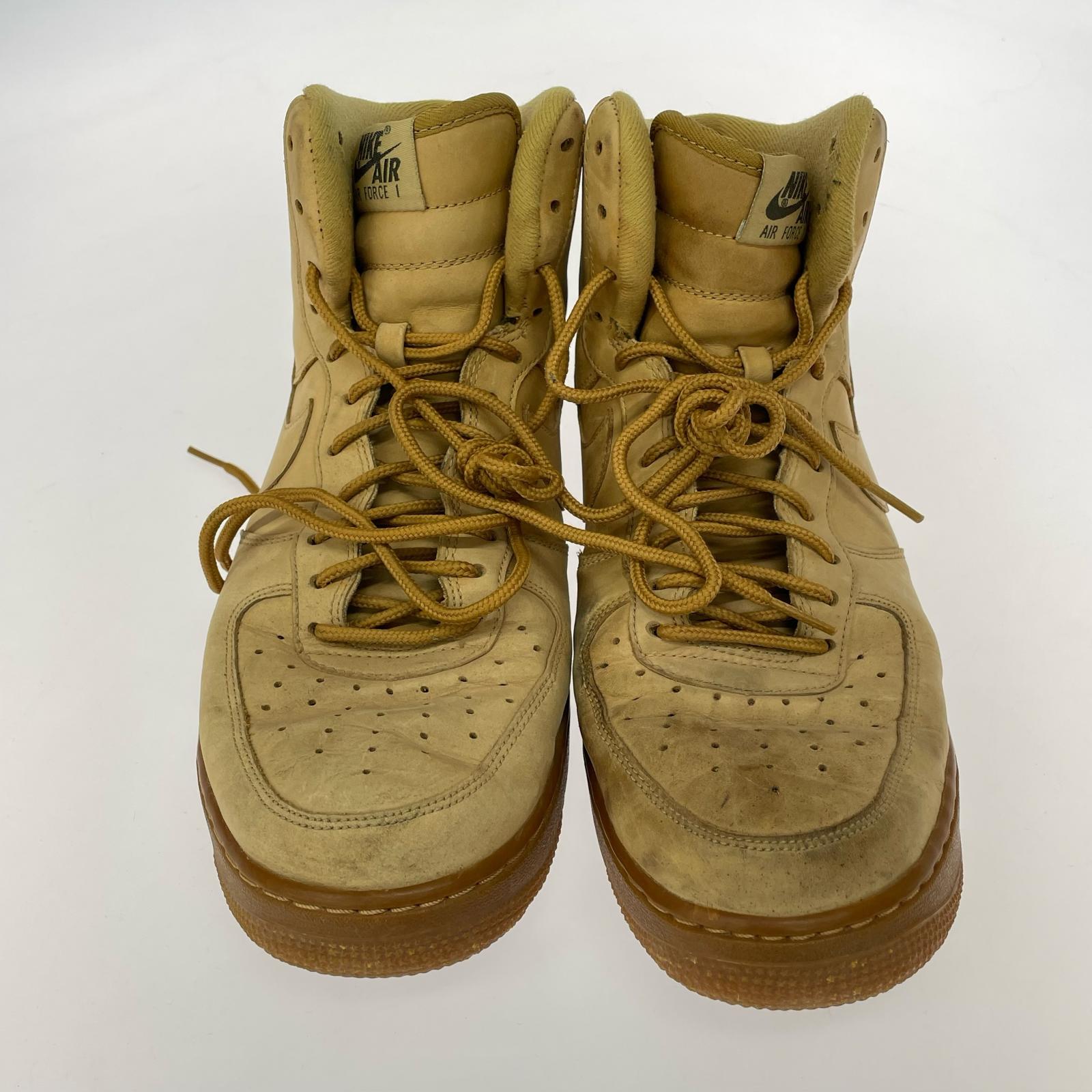 スニーカー Air Force 1 High Flax 28.5cm 28.5cm (US10 1/2 UK10 EU47) ブラウン