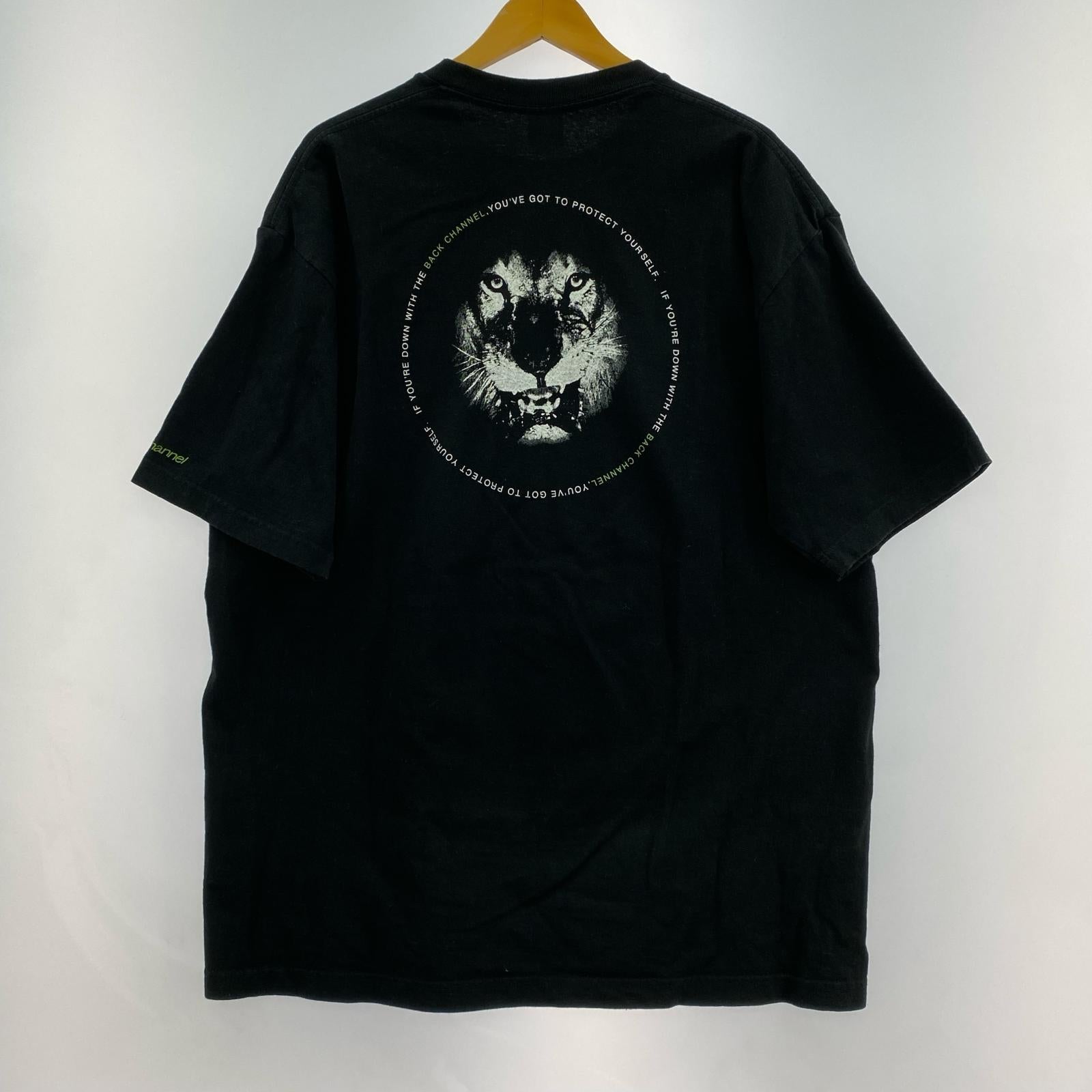 半袖Ｔシャツ ロゴ LION Tee BLK XL ブラック