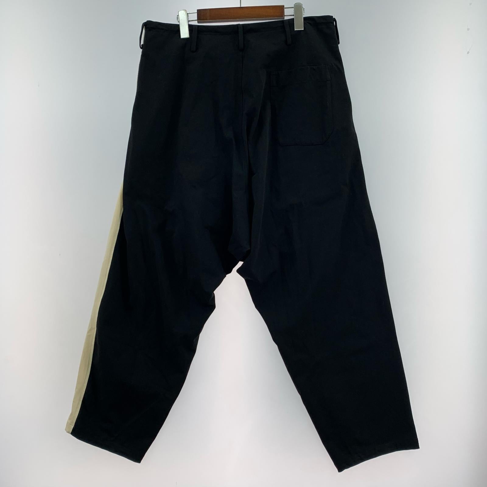 パンツ サルエル/STITCH BUTTON SARROUEL PANTS/黒 2 ブラック