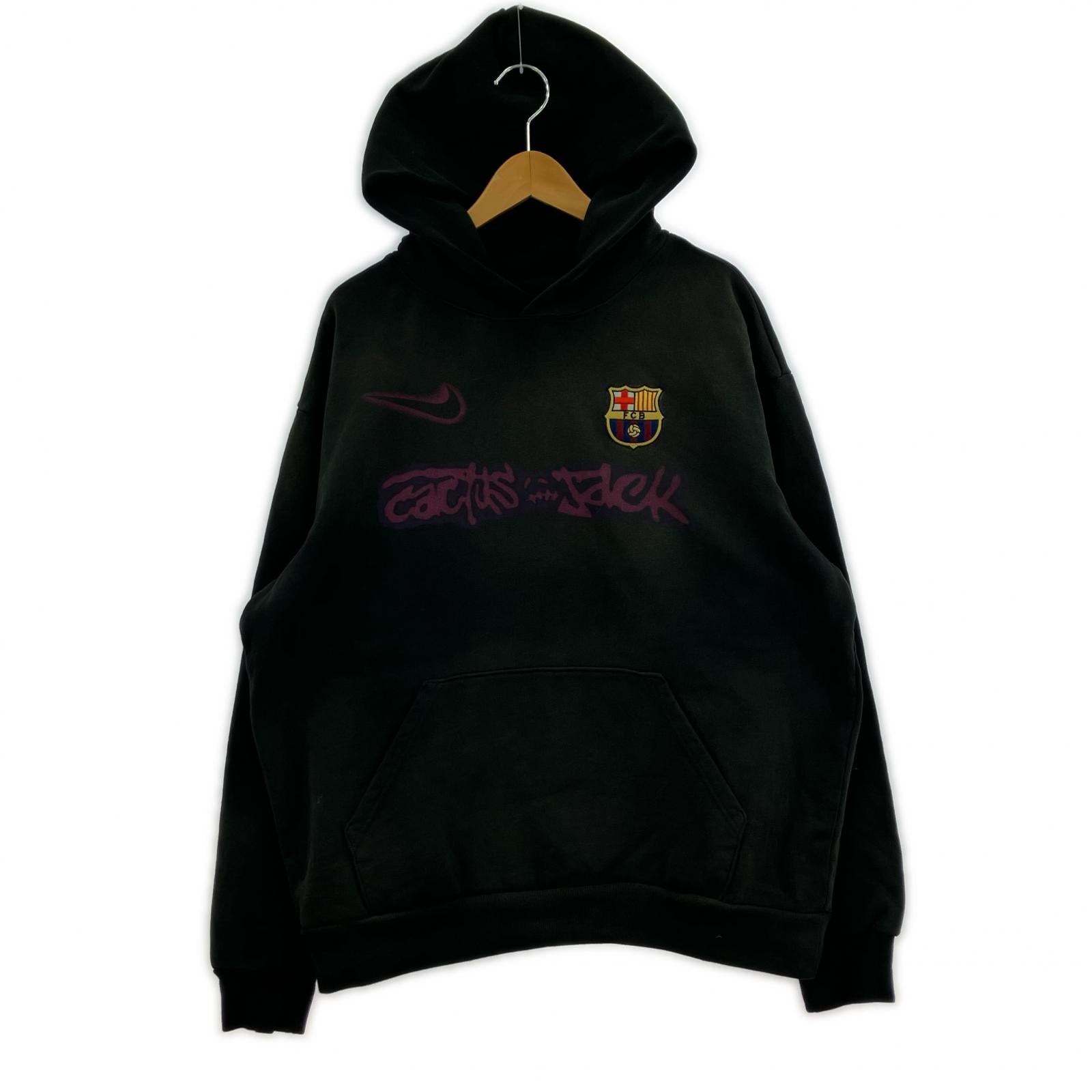 パーカー Travis Scott x NIKE x FC Barcelona blk L ブラック