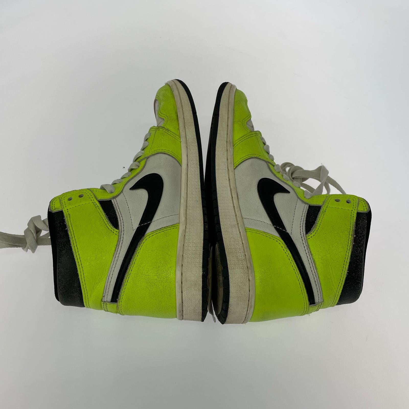 スニーカー AIR JORDAN 1 RETRO HIGH OG volt/black 25.5cm (US7 1/2 UK7 EU41) グリーン